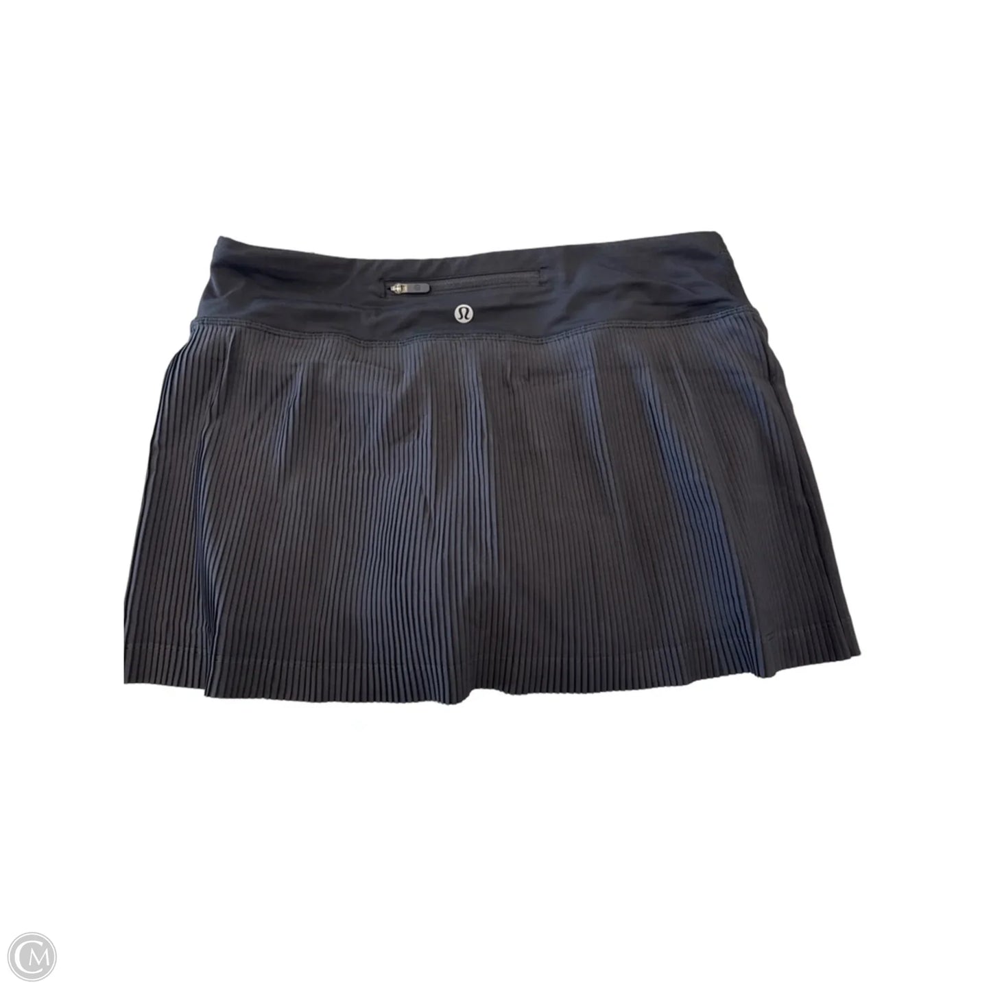 Athletic Skort By Lululemon In Black, Size: S