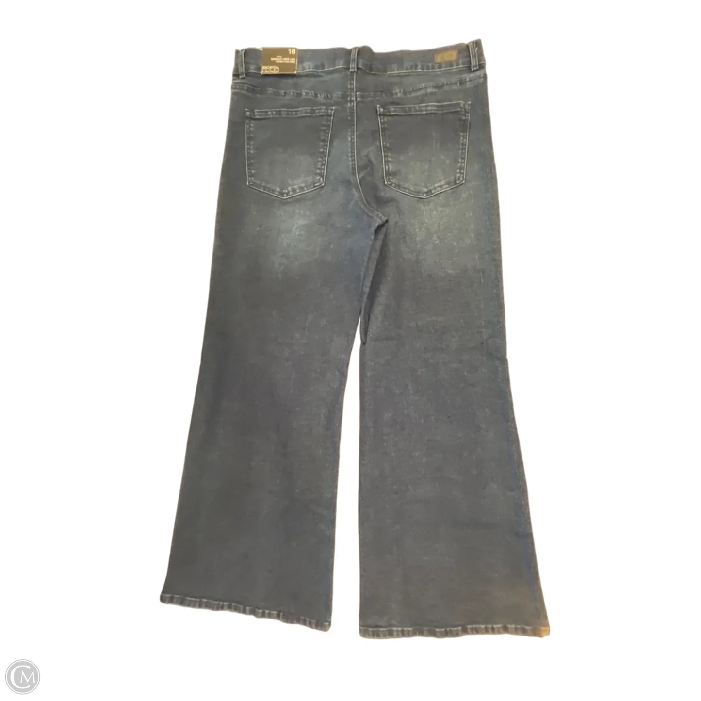 Jeans Wide Leg By Sofia By Sofia Vergara In Blue Denim, Size: 18
