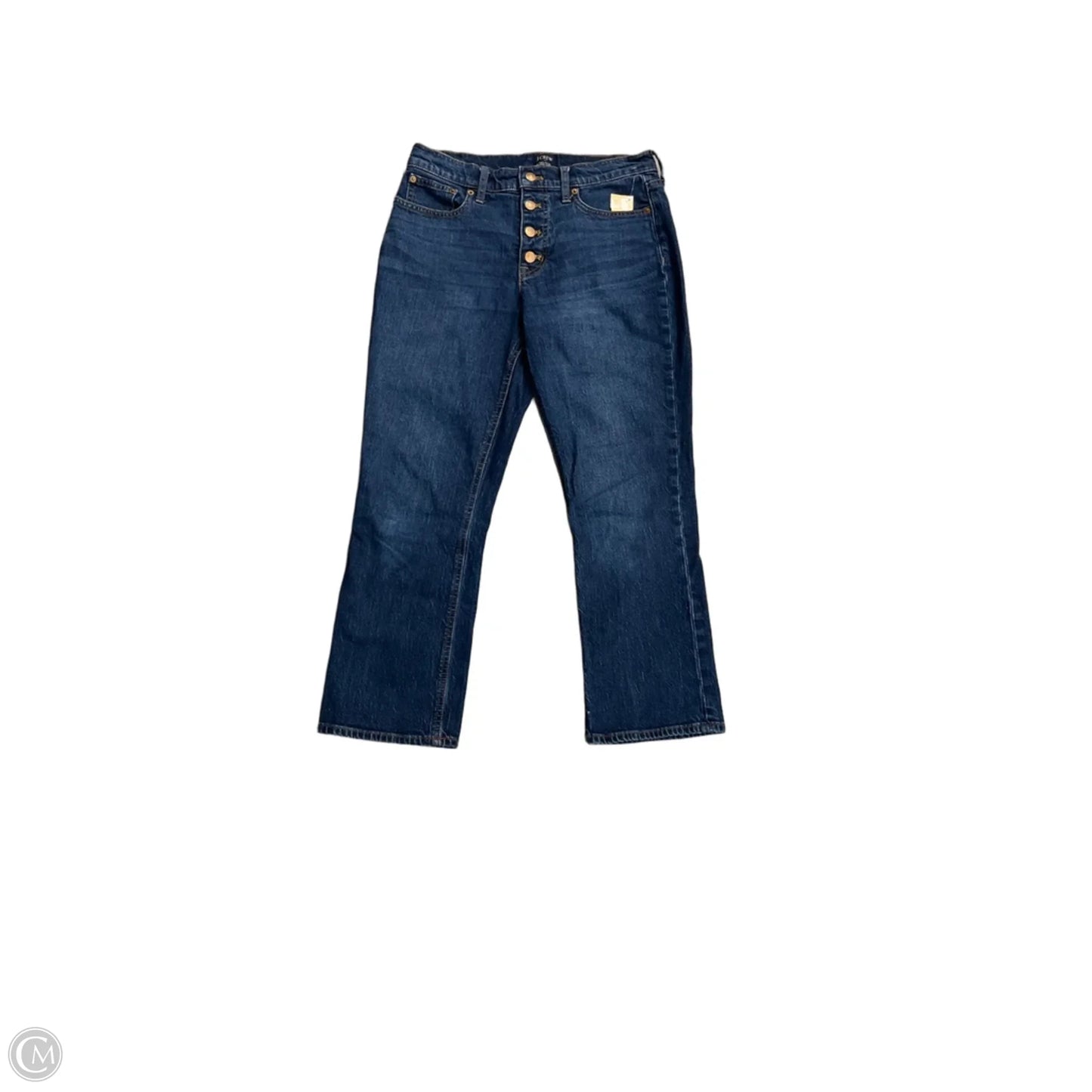Jeans Cropped By J. Crew In Blue Denim, Size: 6