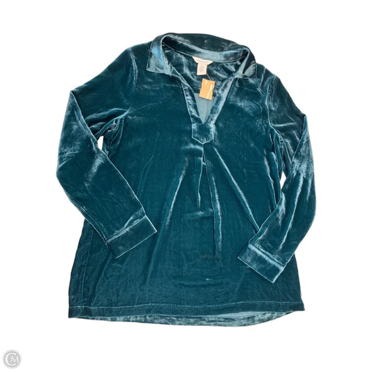 Blouse Long Sleeve By Sundance In Teal, Size: M