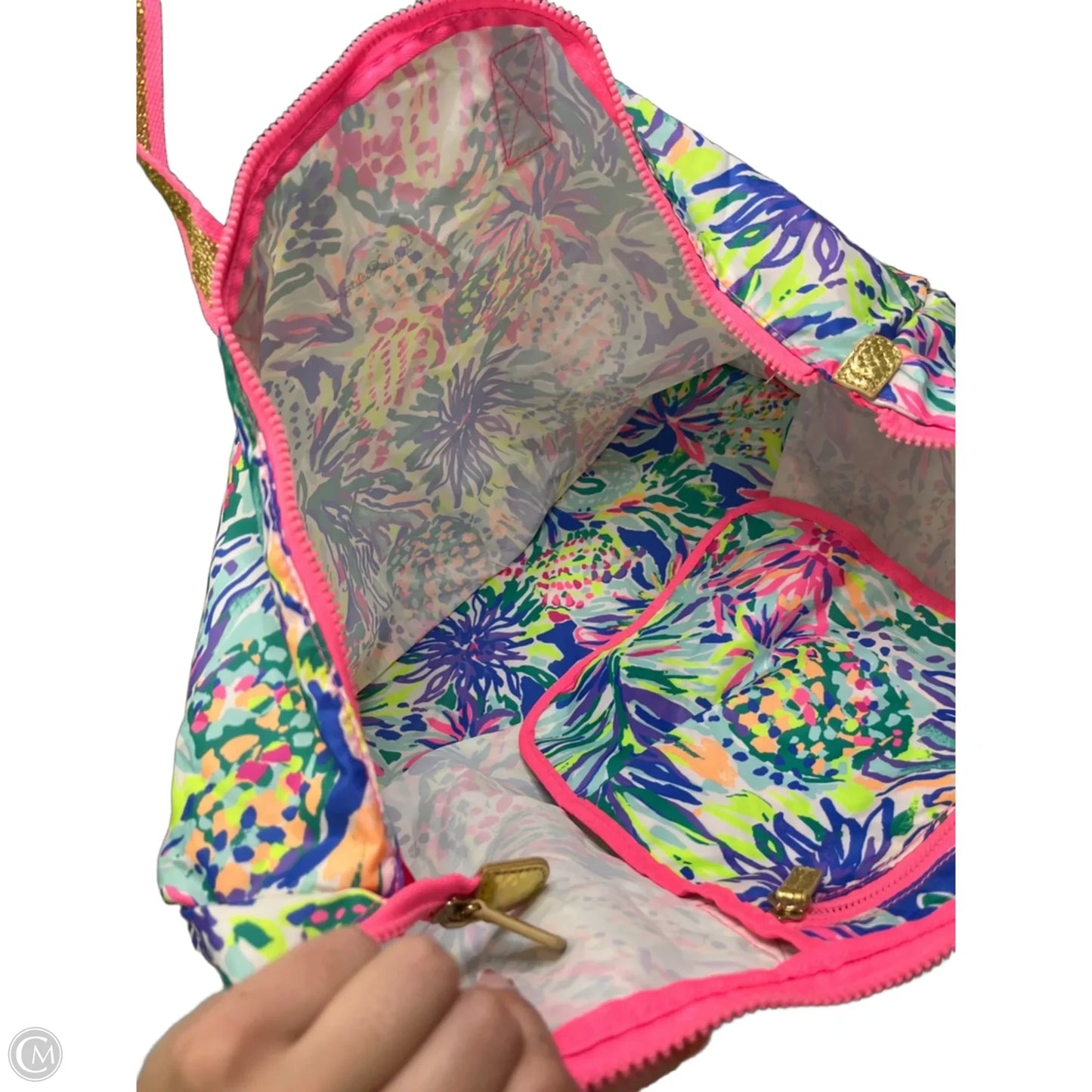Tote Designer By Lilly Pulitzer, Size: Large