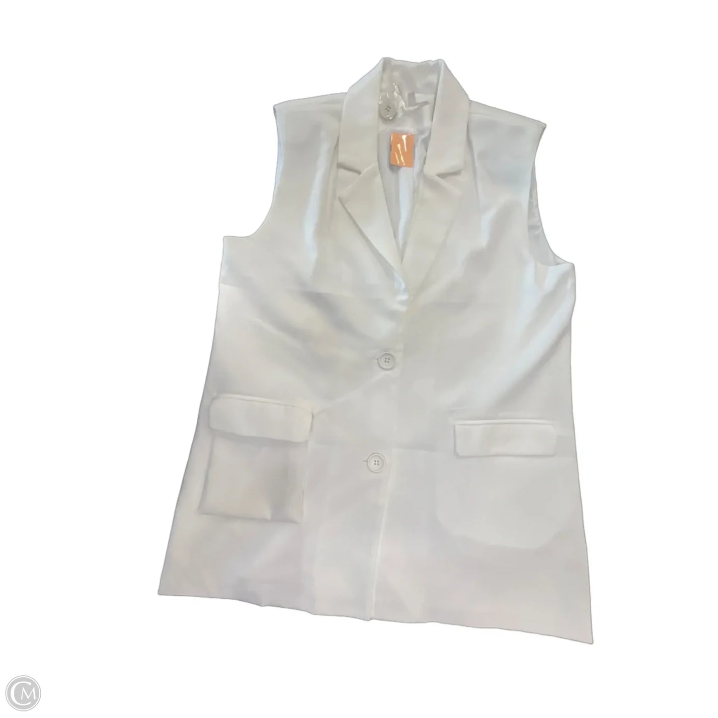 Vest Other By Clothes Mentor In White, Size: M