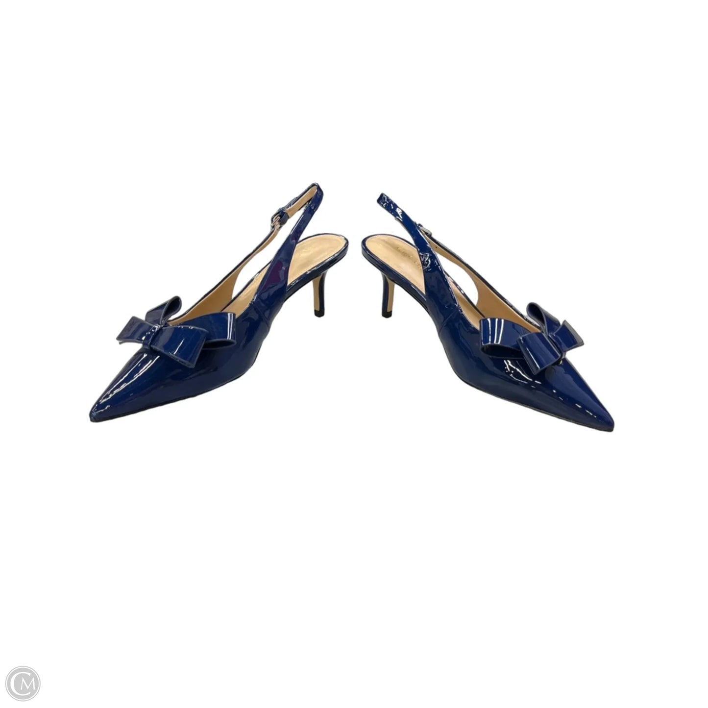 Shoes Heels Kitten By Marc Fisher In Blue, Size: 8.5