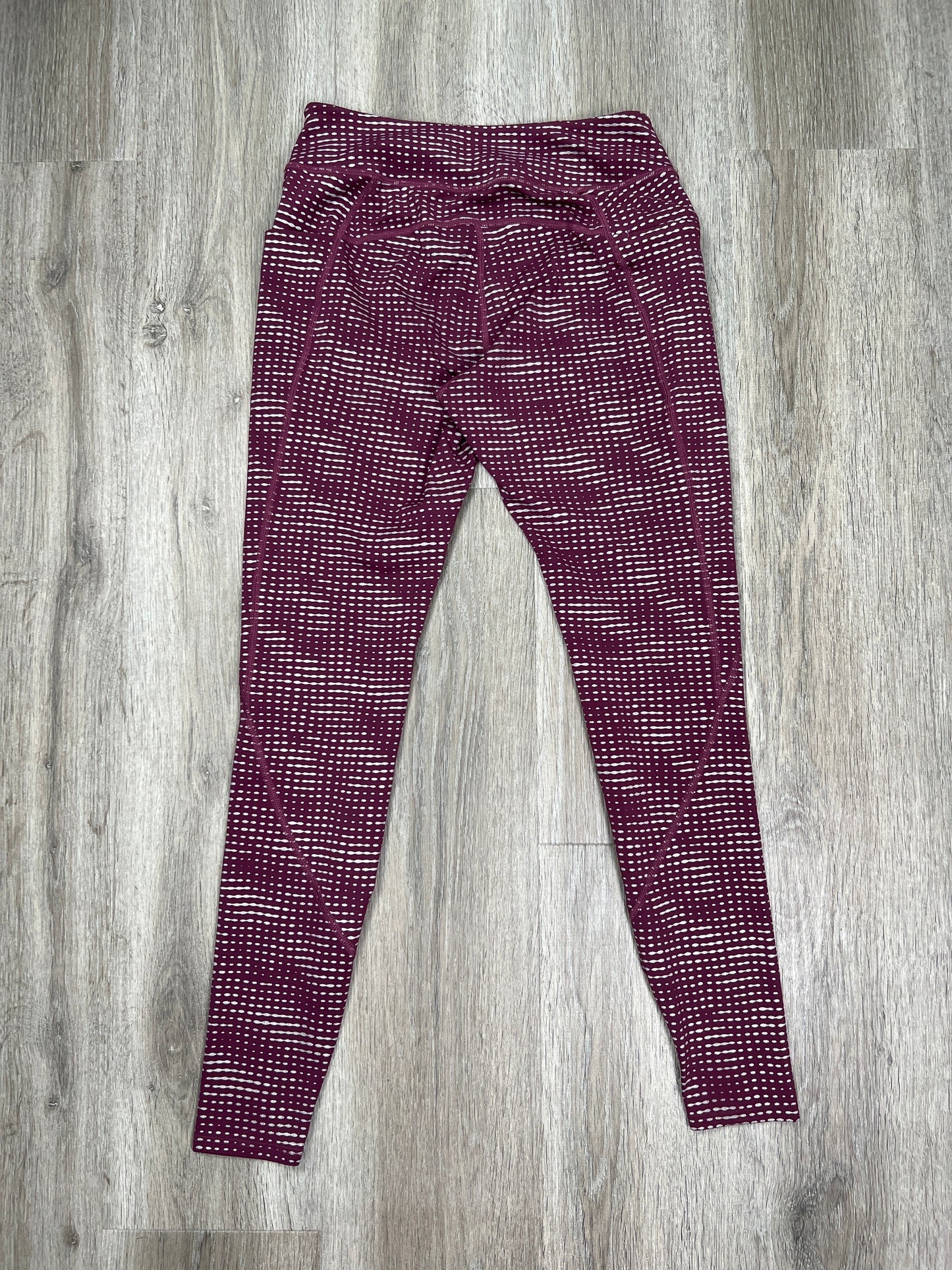 Purple Athletic Leggings Hoka, Size M