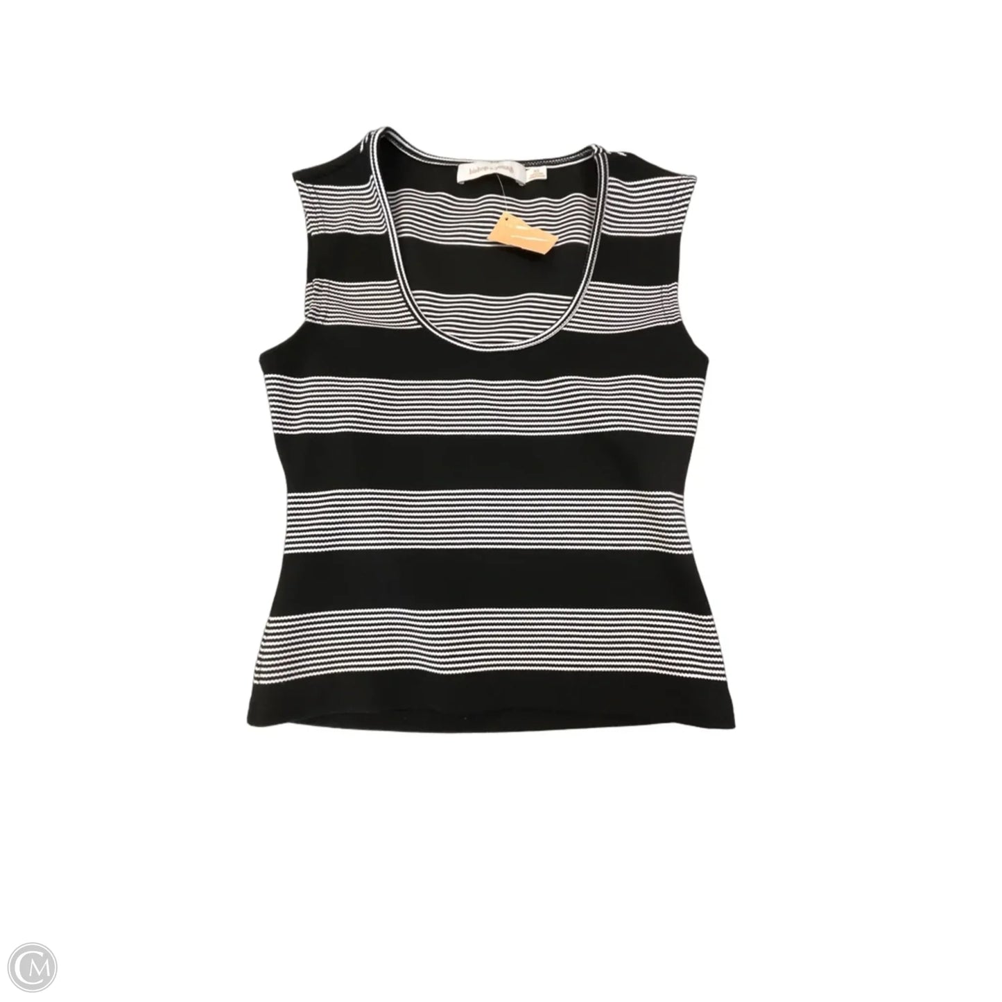 Top Sleeveless By Bishop + Young In Black & White, Size: Xs