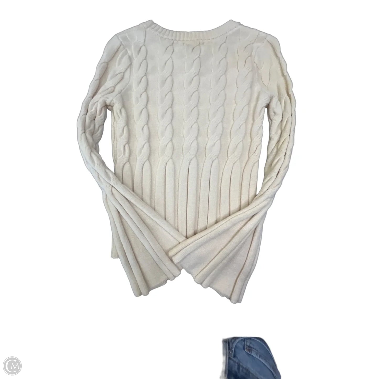 Sweater By Evereve In Ivory, Size: Xs
