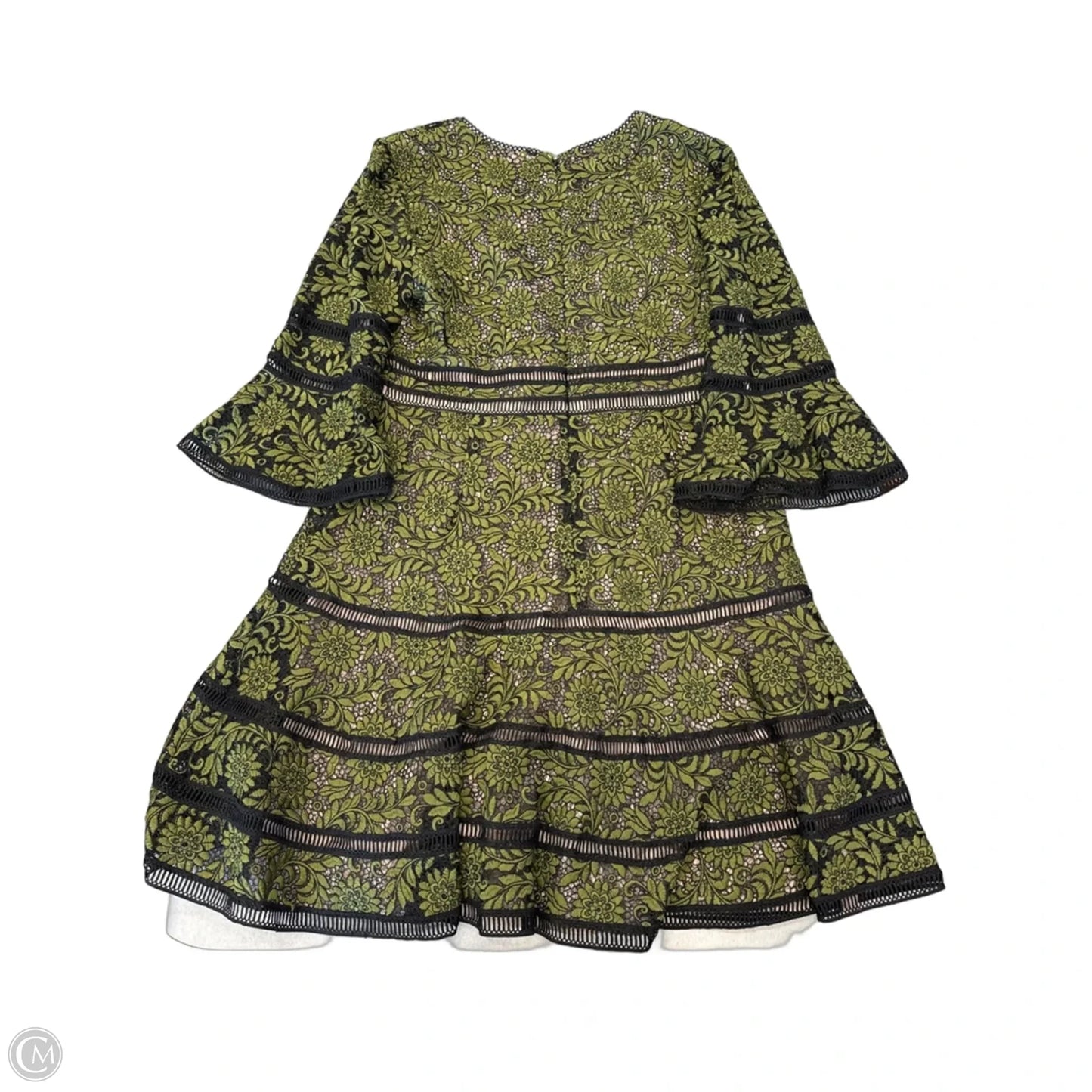 Dress Work By Shani In Black & Green, Size: Xl