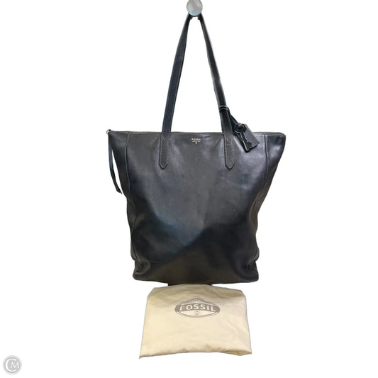 Tote Leather By Fossil, Size: Large