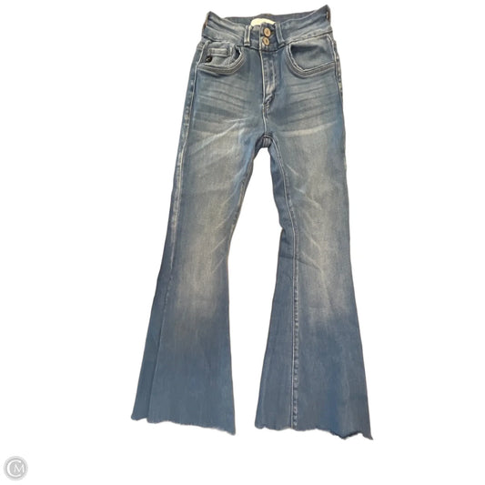 Jeans Flared By Kancan In Blue Denim, Size: 0