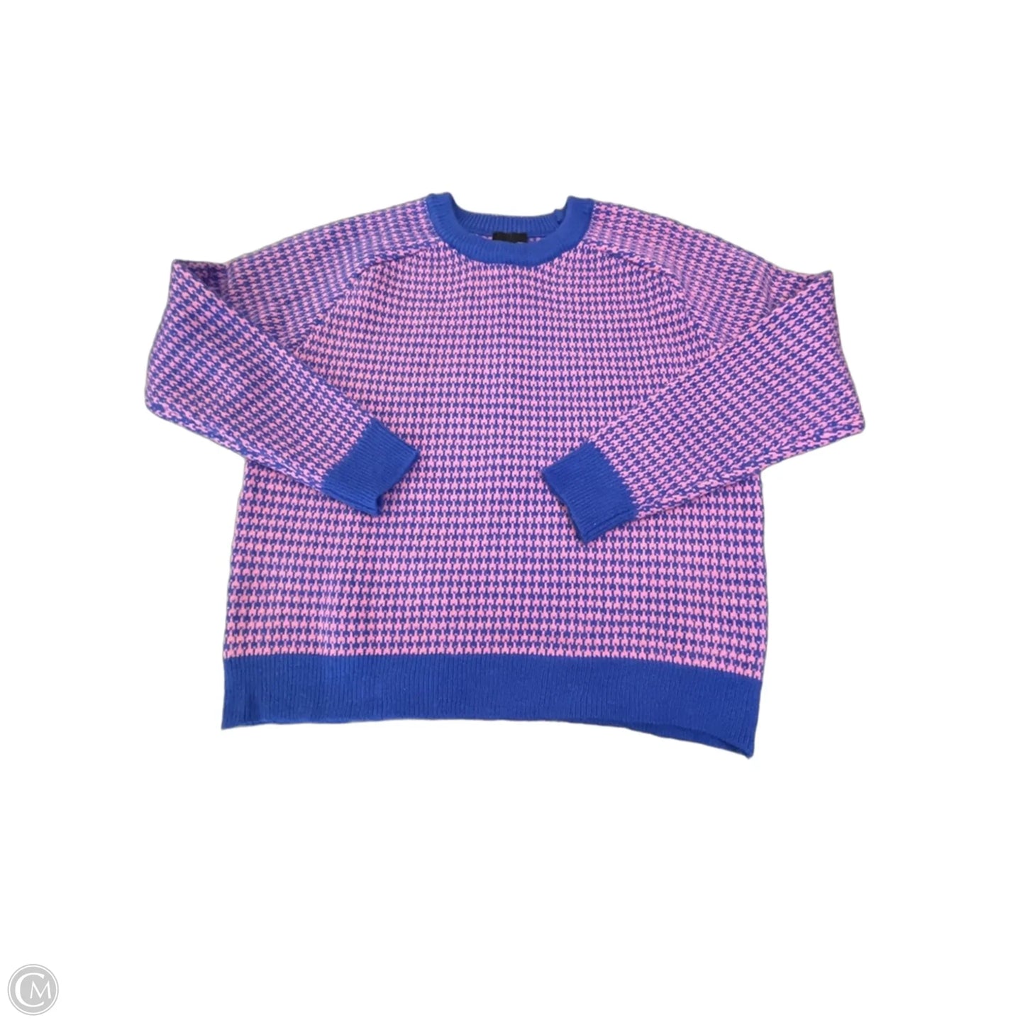 Sweater By Lumiere In Blue & Pink, Size: M