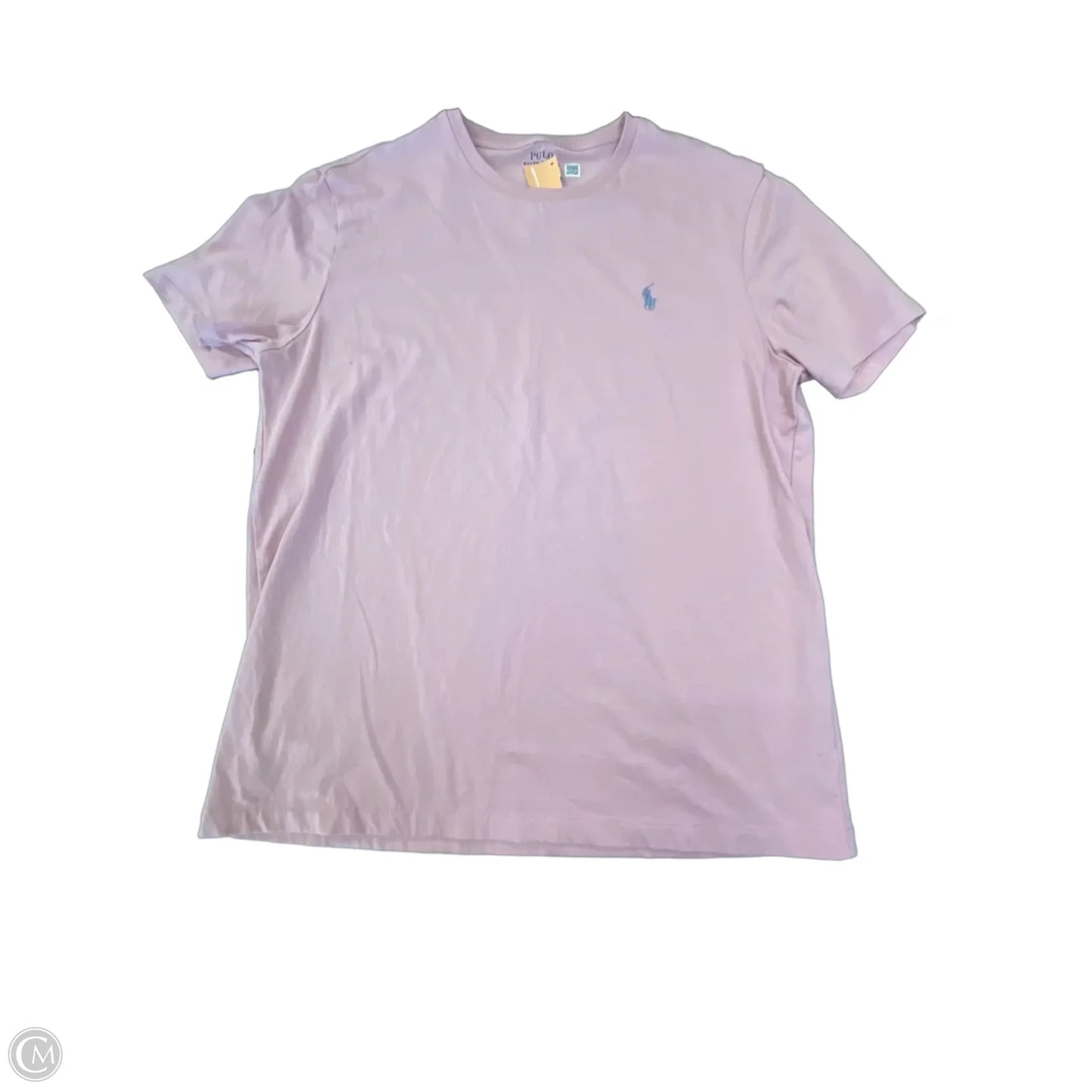 Top Short Sleeve By Polo Ralph Lauren In Pink, Size: L