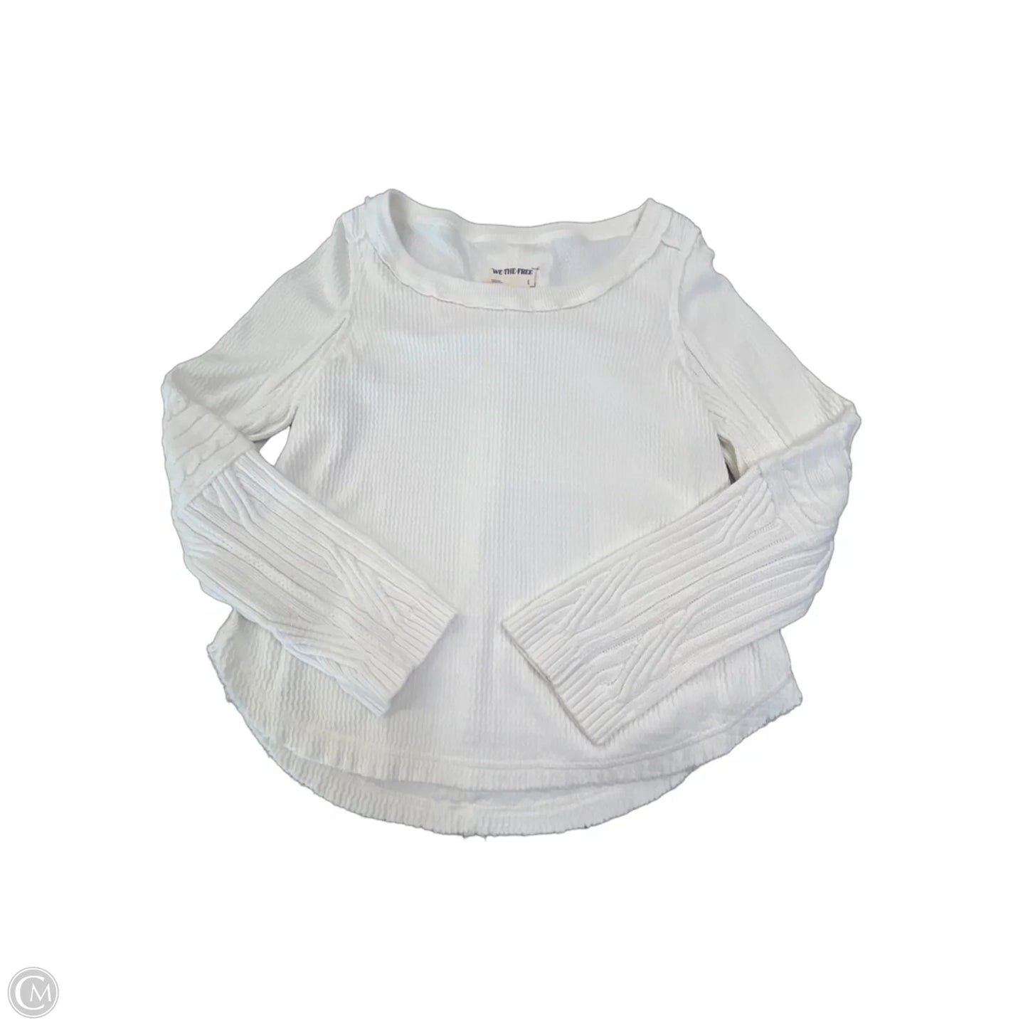 Top Long Sleeve By We The Free In White, Size: L