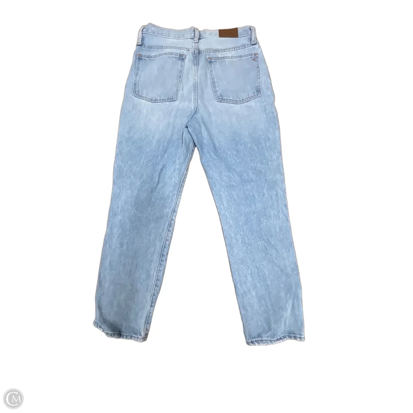 Jeans Straight By Madewell In Blue Denim, Size: 8p