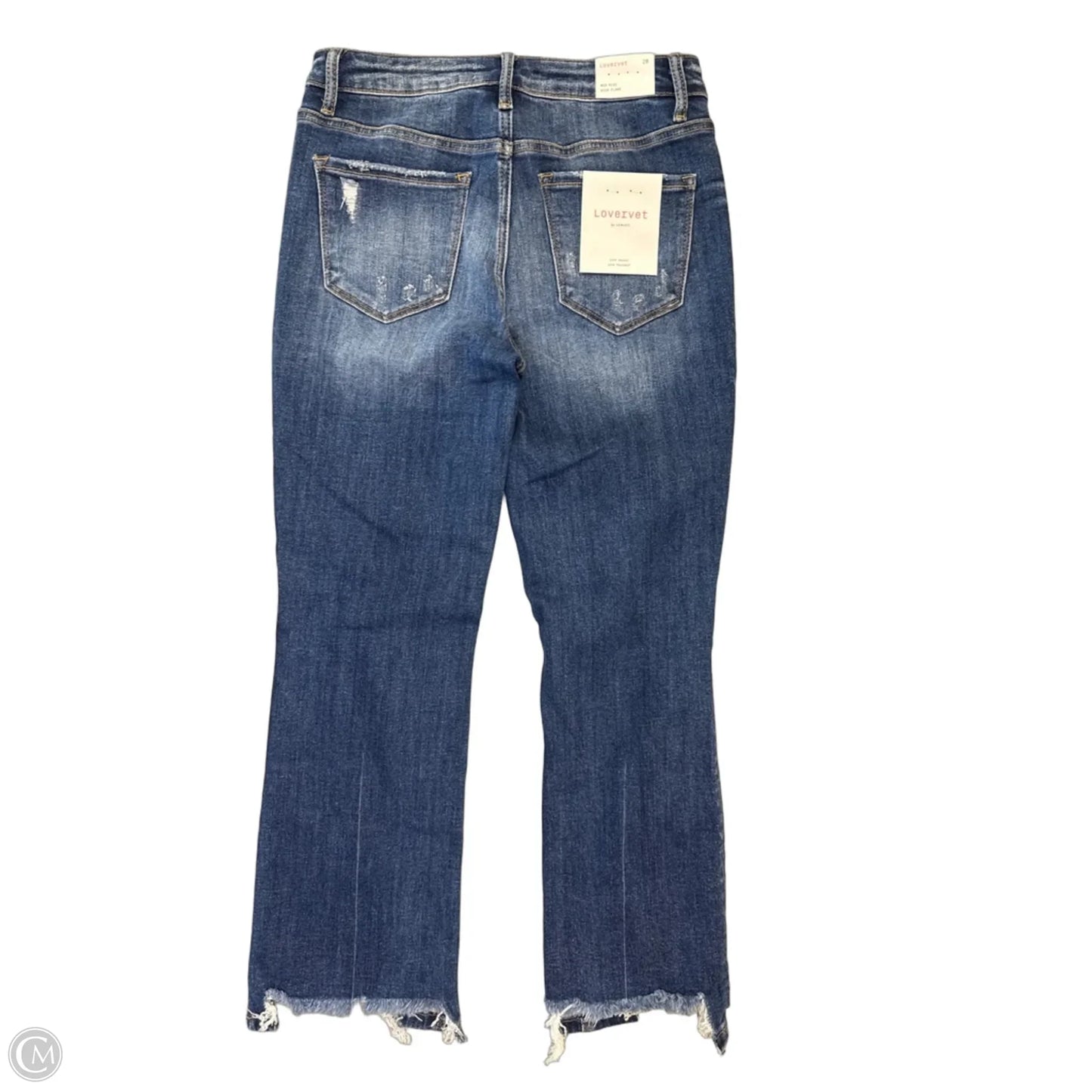 Jeans Flared By Vervet In Blue Denim, Size: 6