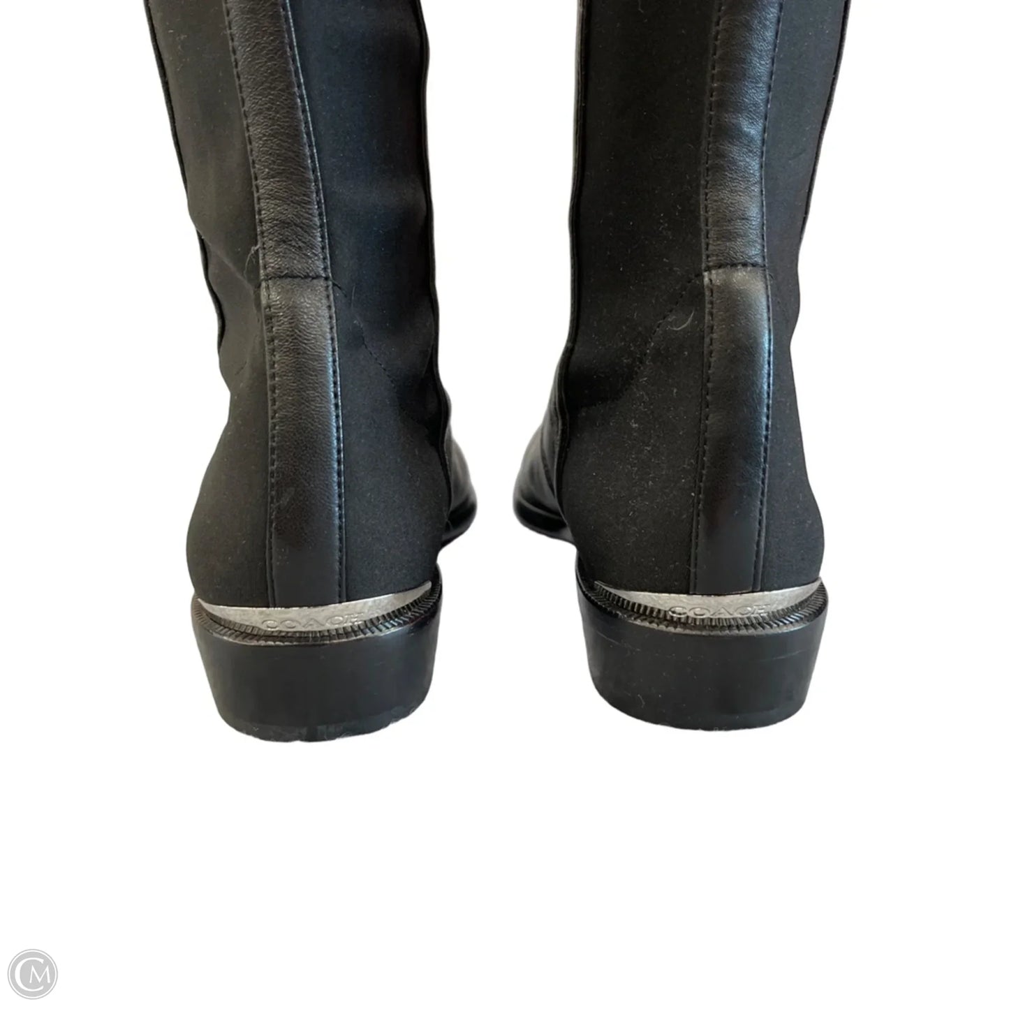 Boots Designer By Coach In Black, Size: 6