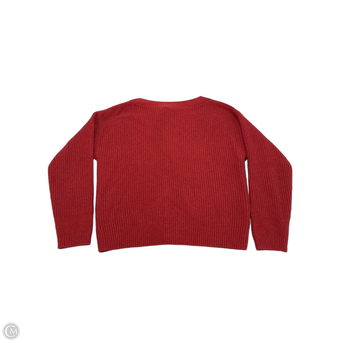 Cardigan By Garnet Hill In Red, Size: S