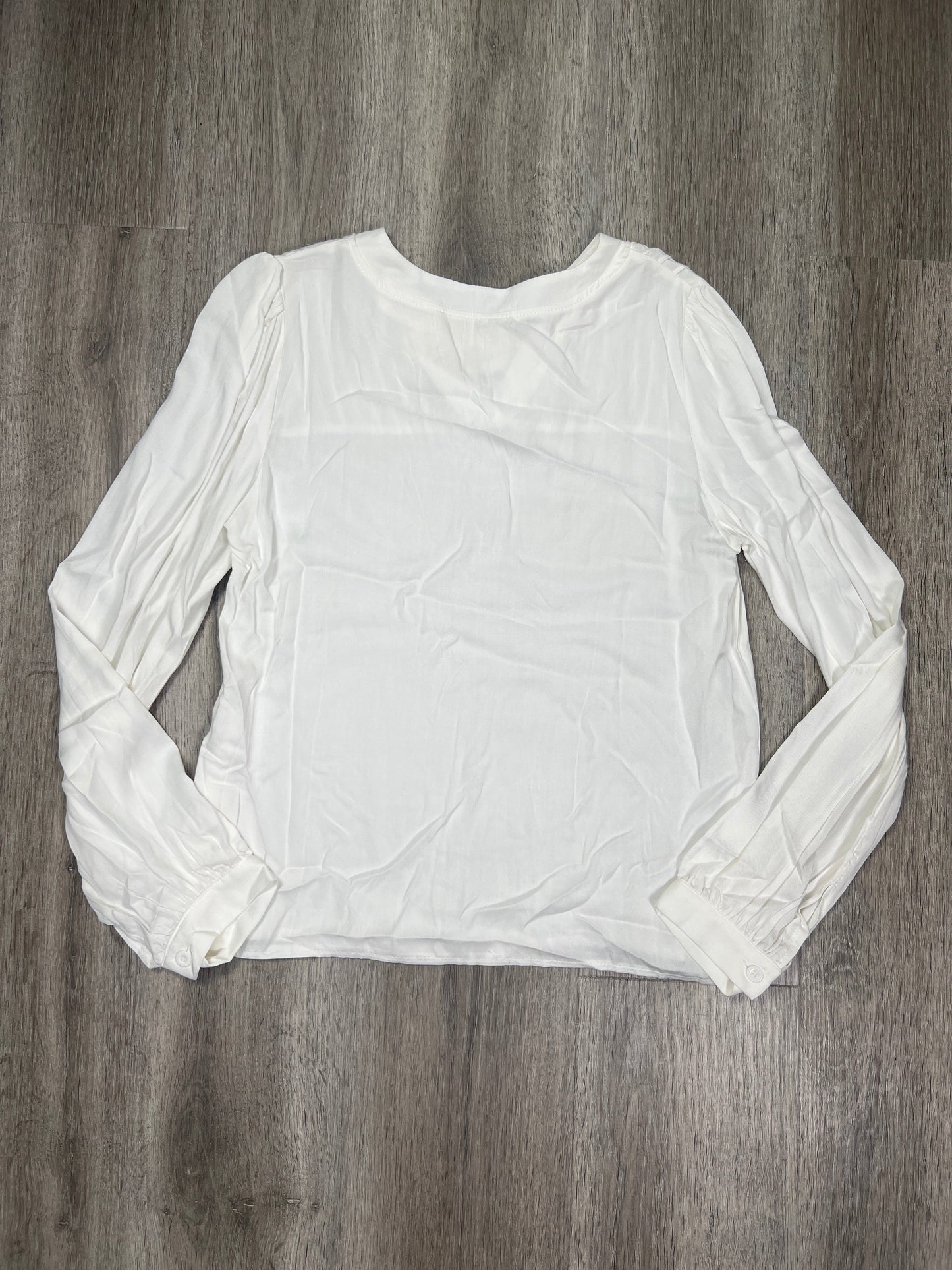 White Blouse Long Sleeve Ninexis, Size S