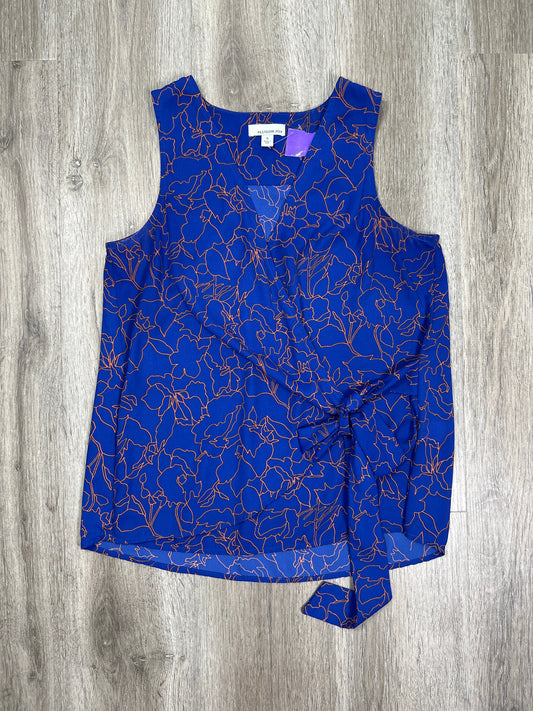 Blue Top Sleeveless Allison Joy, Size S