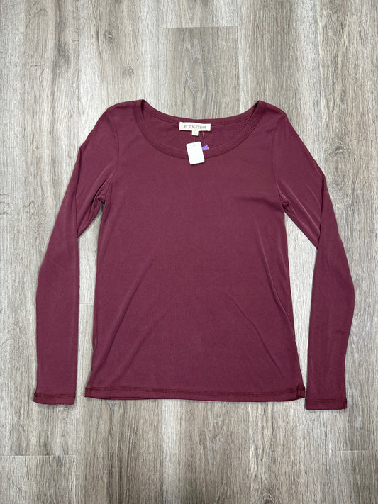 Mauve Top Long Sleeve By Together, Size S