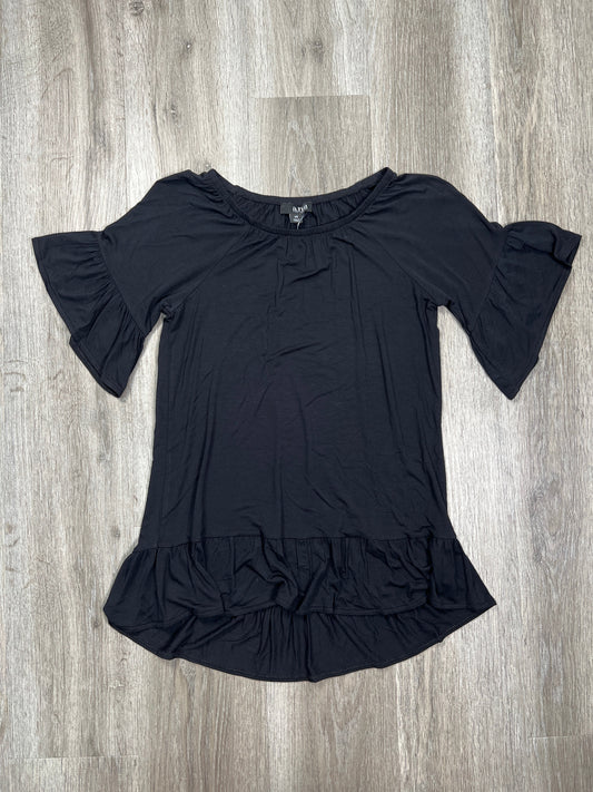 Black Top Short Sleeve Ana, Size Xs