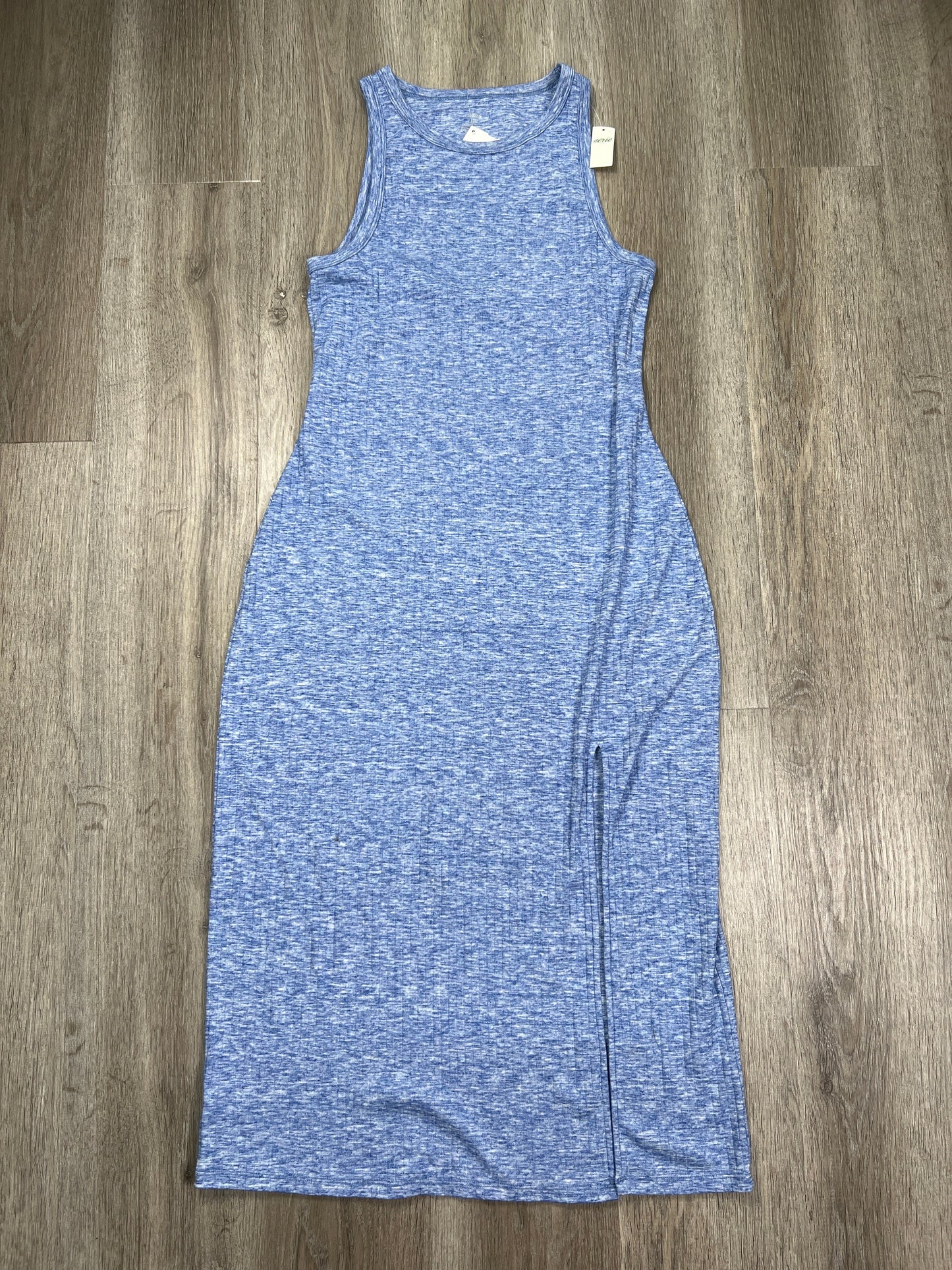 Blue Dress Casual Maxi Aerie, Size L