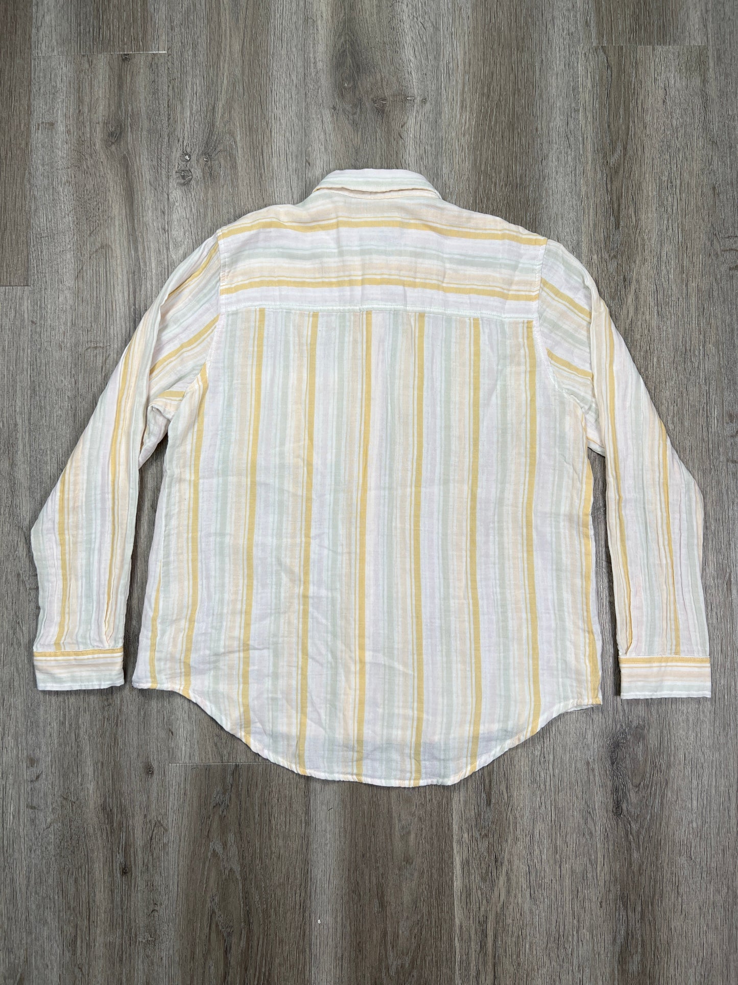 Striped Pattern Top Long Sleeve Universal Thread, Size M