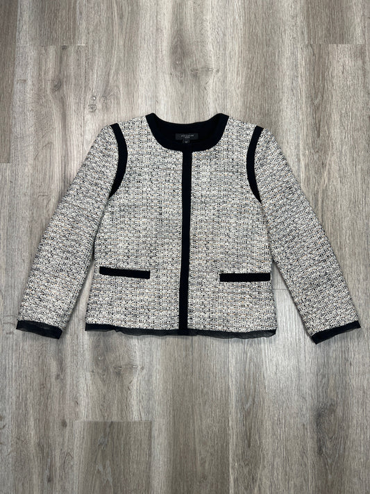 Blazer By Ann Taylor In Black & Cream, Size: Petite   S