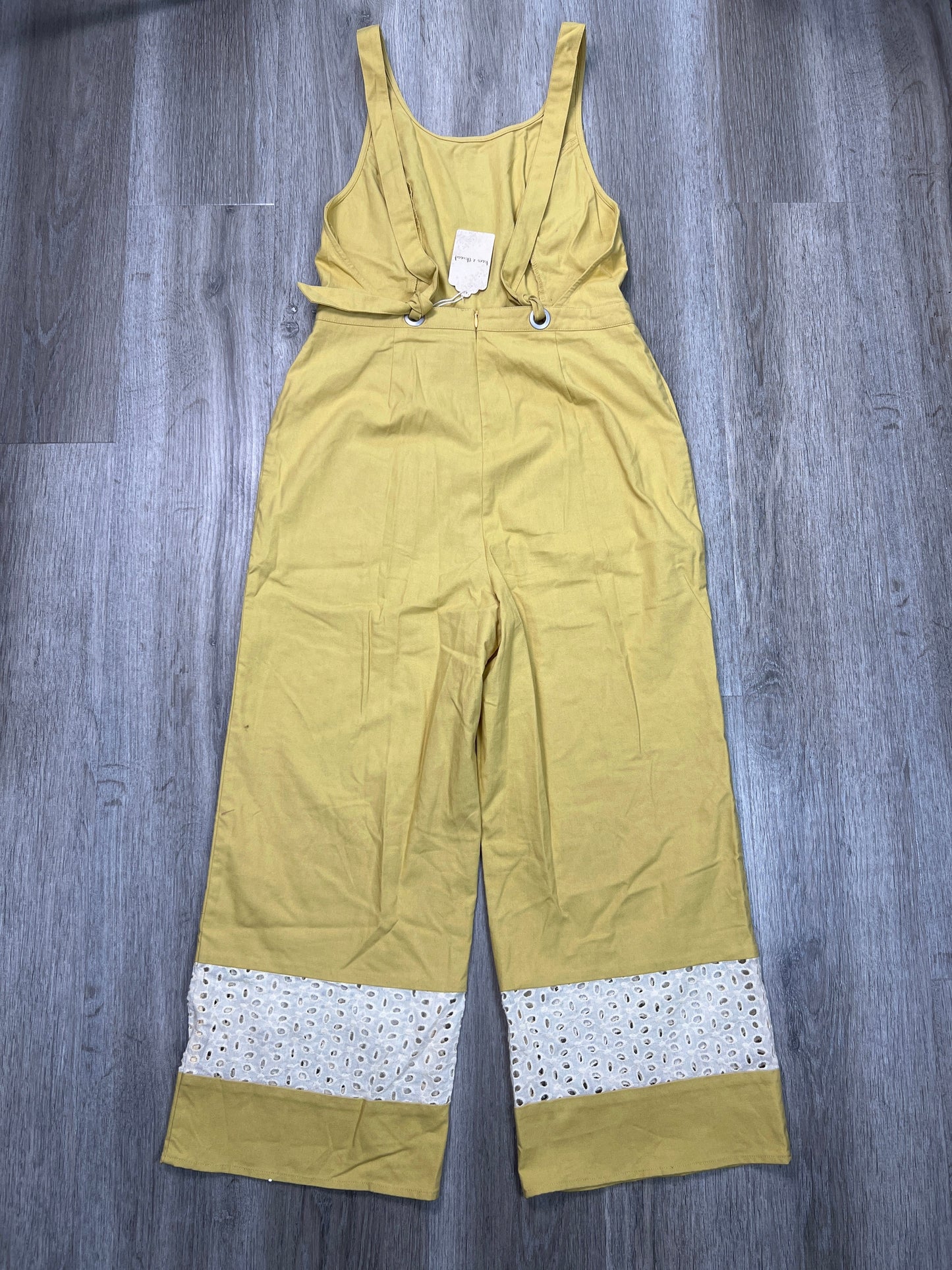 Jumpsuit By Hem & Thread In Yellow, Size: M