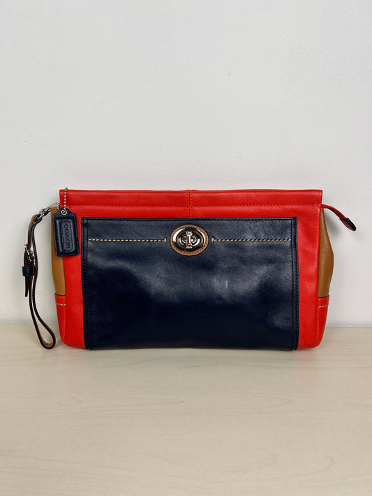 Clutch Designer Coach, Size Large