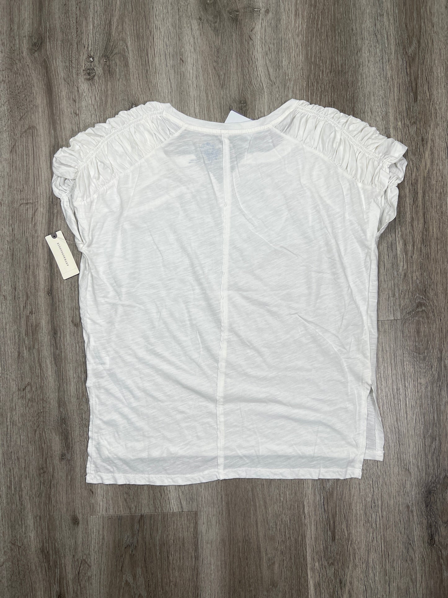 White Top Short Sleeve Pilcro, Size S