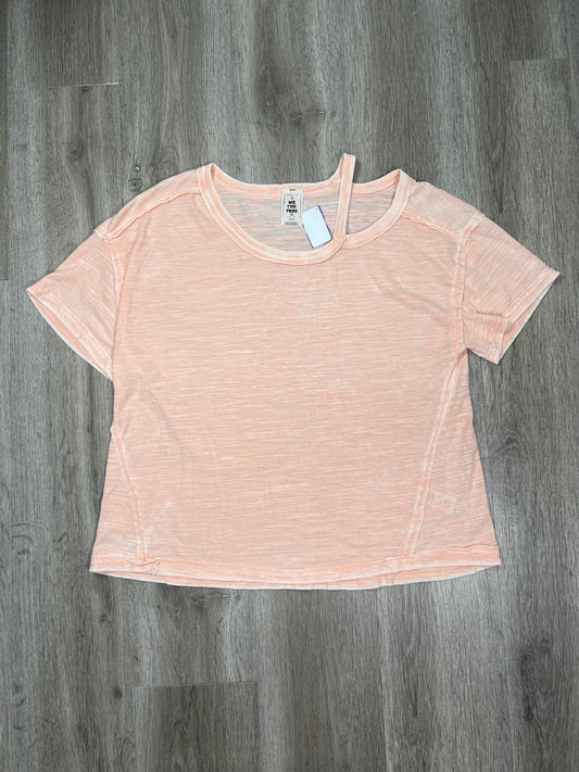 Pink Top Short Sleeve We The Free, Size Xs