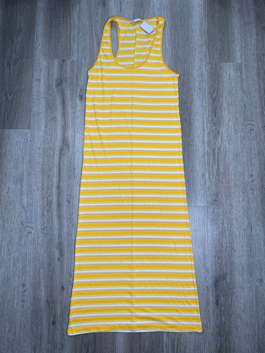 Yellow Dress Casual Maxi Zara, Size S