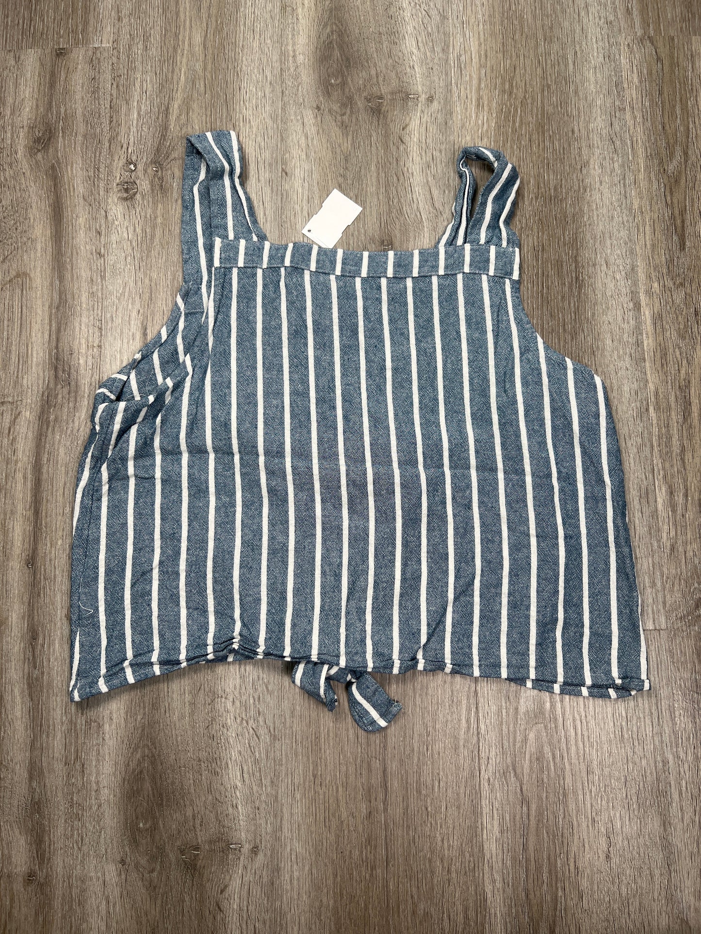 Striped Pattern Top Sleeveless Sonoma, Size L