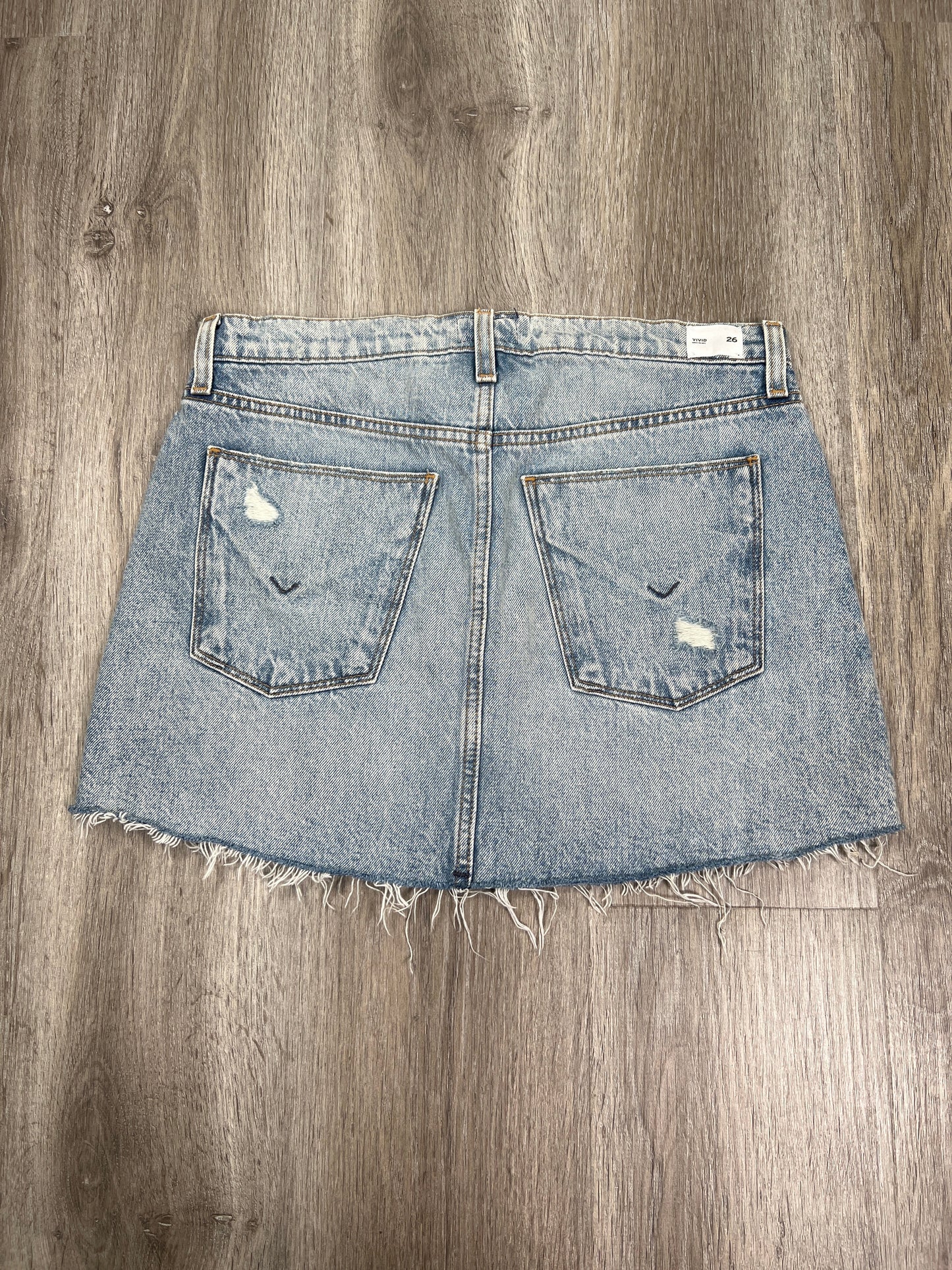 Blue Denim Skirt Mini & Short Hudson, Size Xs