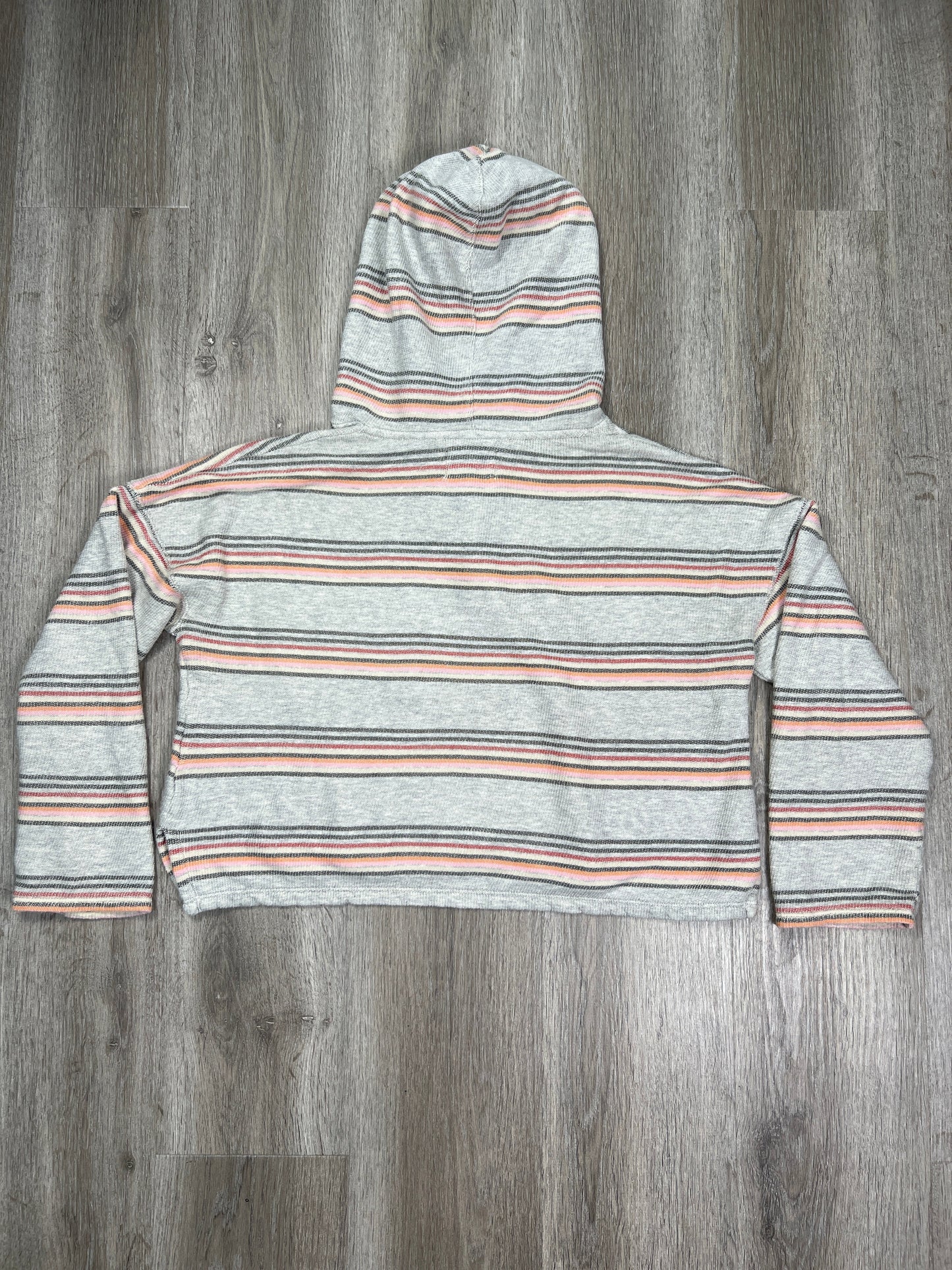 Striped Pattern Sweatshirt Hoodie Madewell, Size Xs