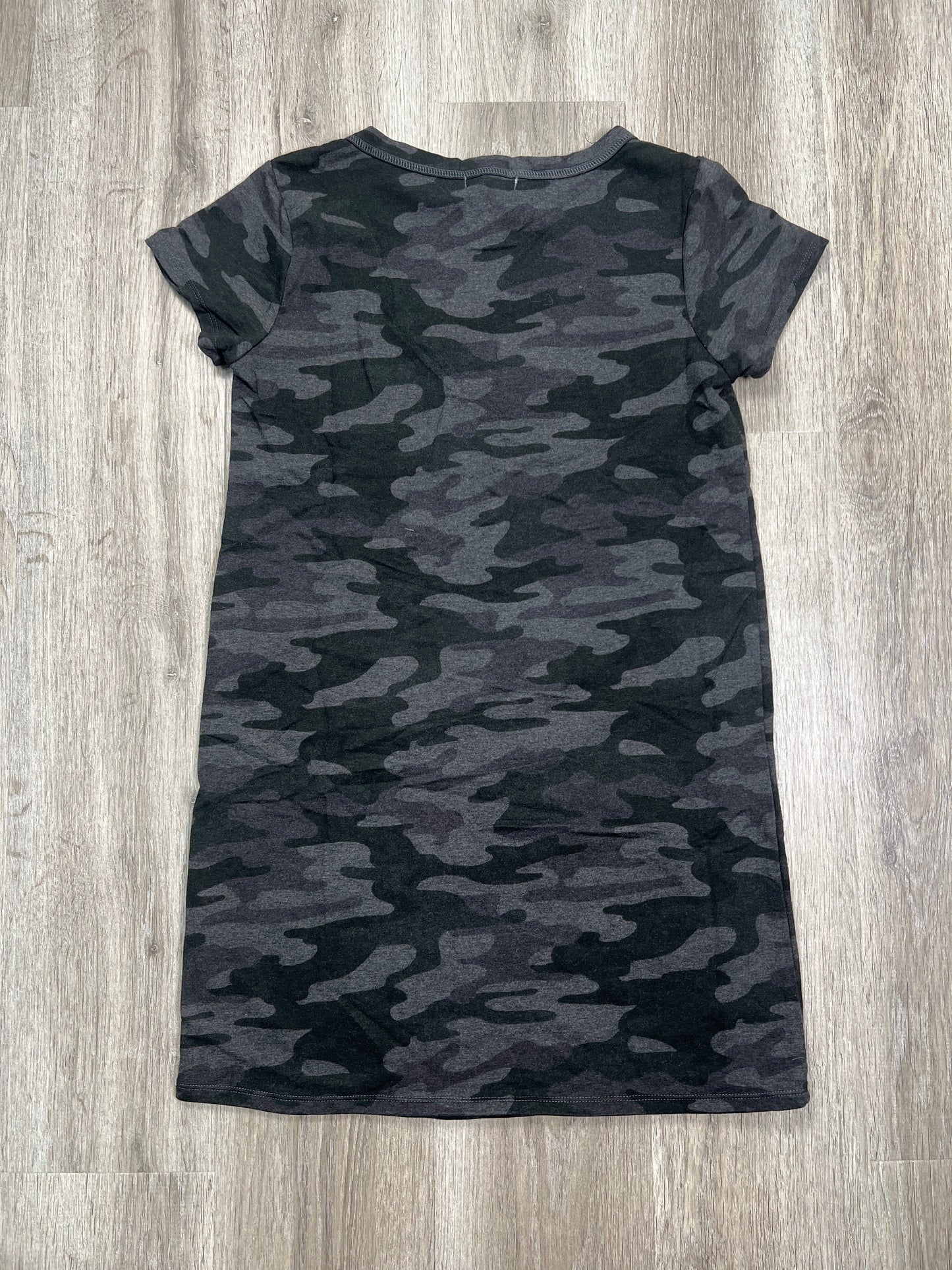 Camouflage Print Dress Casual Short Z Supply, Size S