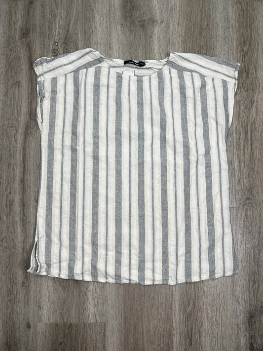 Striped Pattern Top Short Sleeve Doe & Rae, Size M