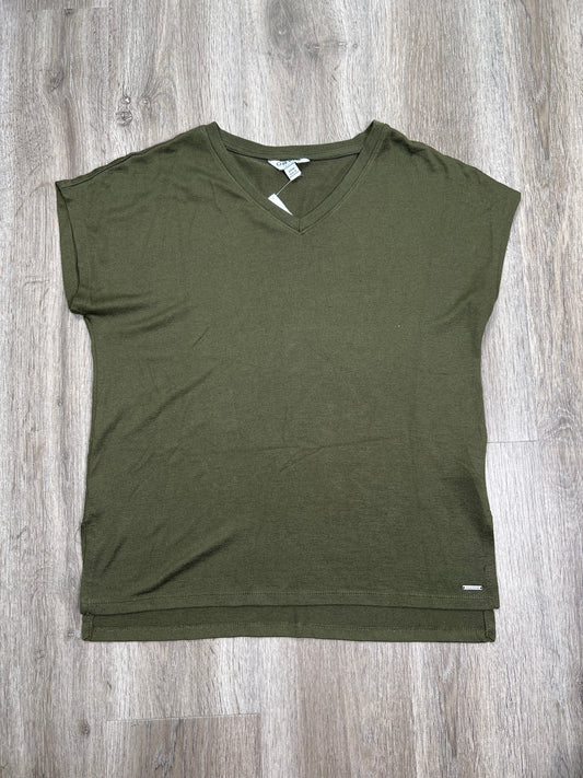 Green Top Short Sleeve Orvis, Size S