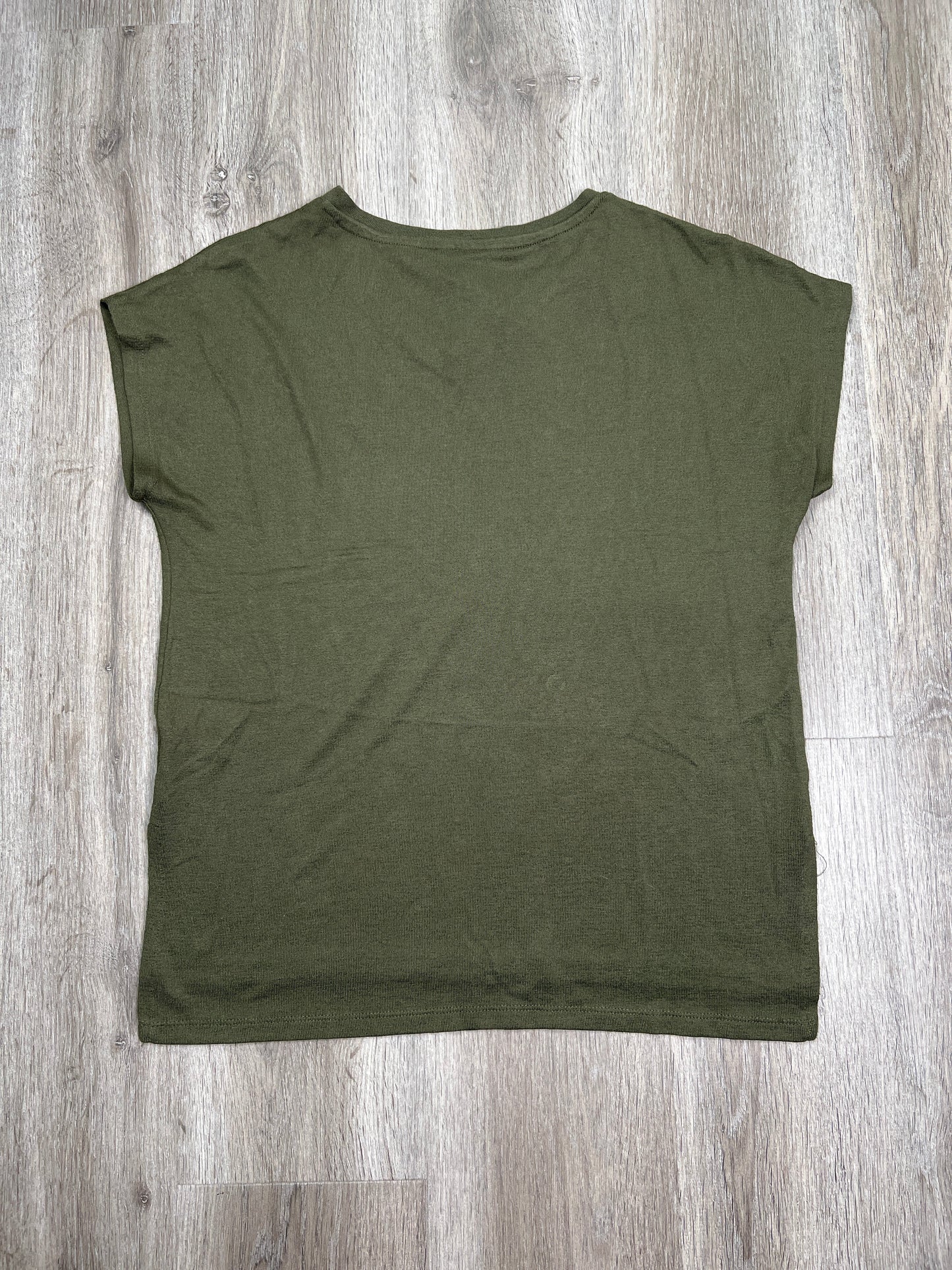 Green Top Short Sleeve Orvis, Size S