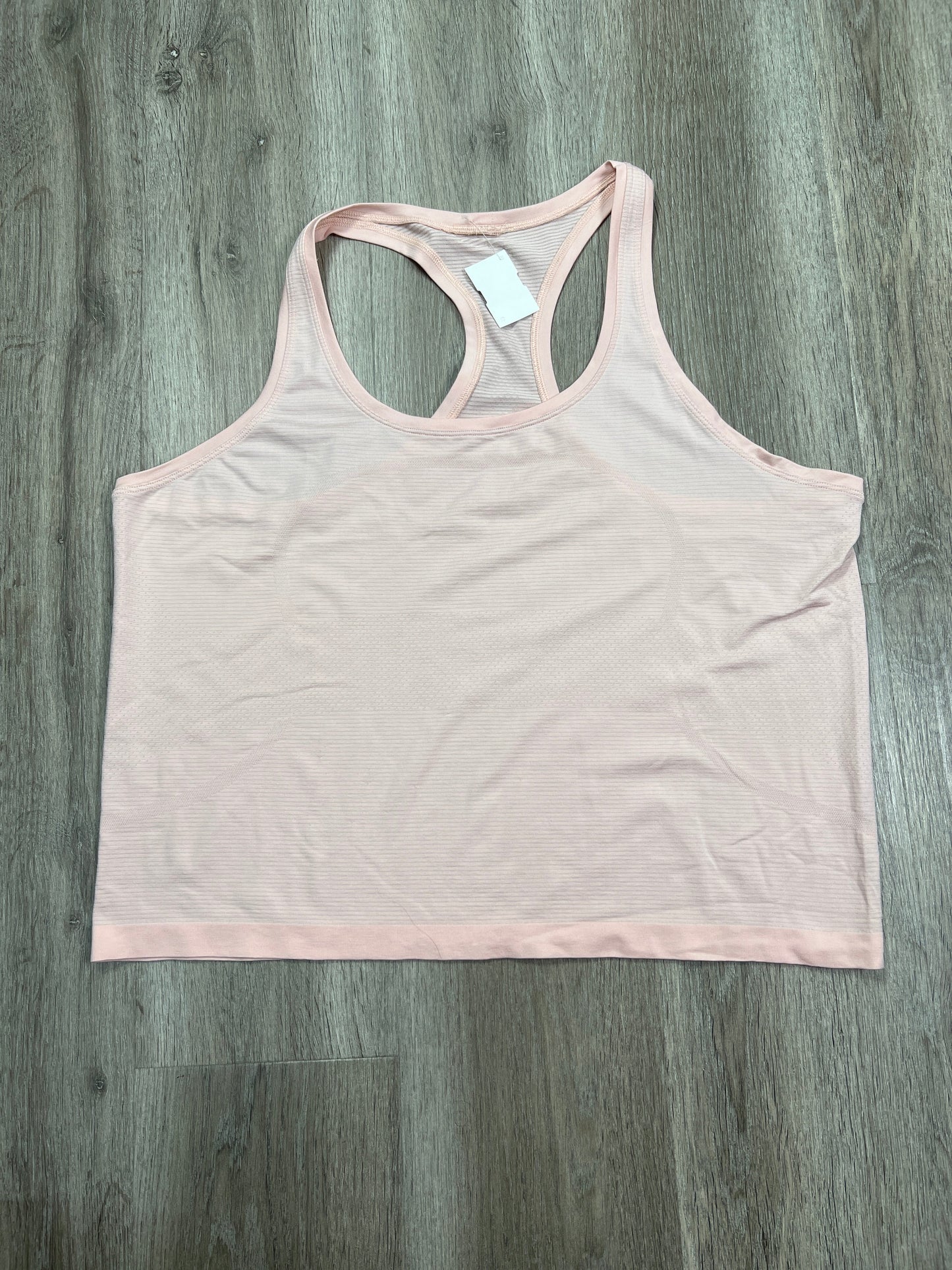 Athletic Tank Top By Lululemon In Peach, Size: Xl