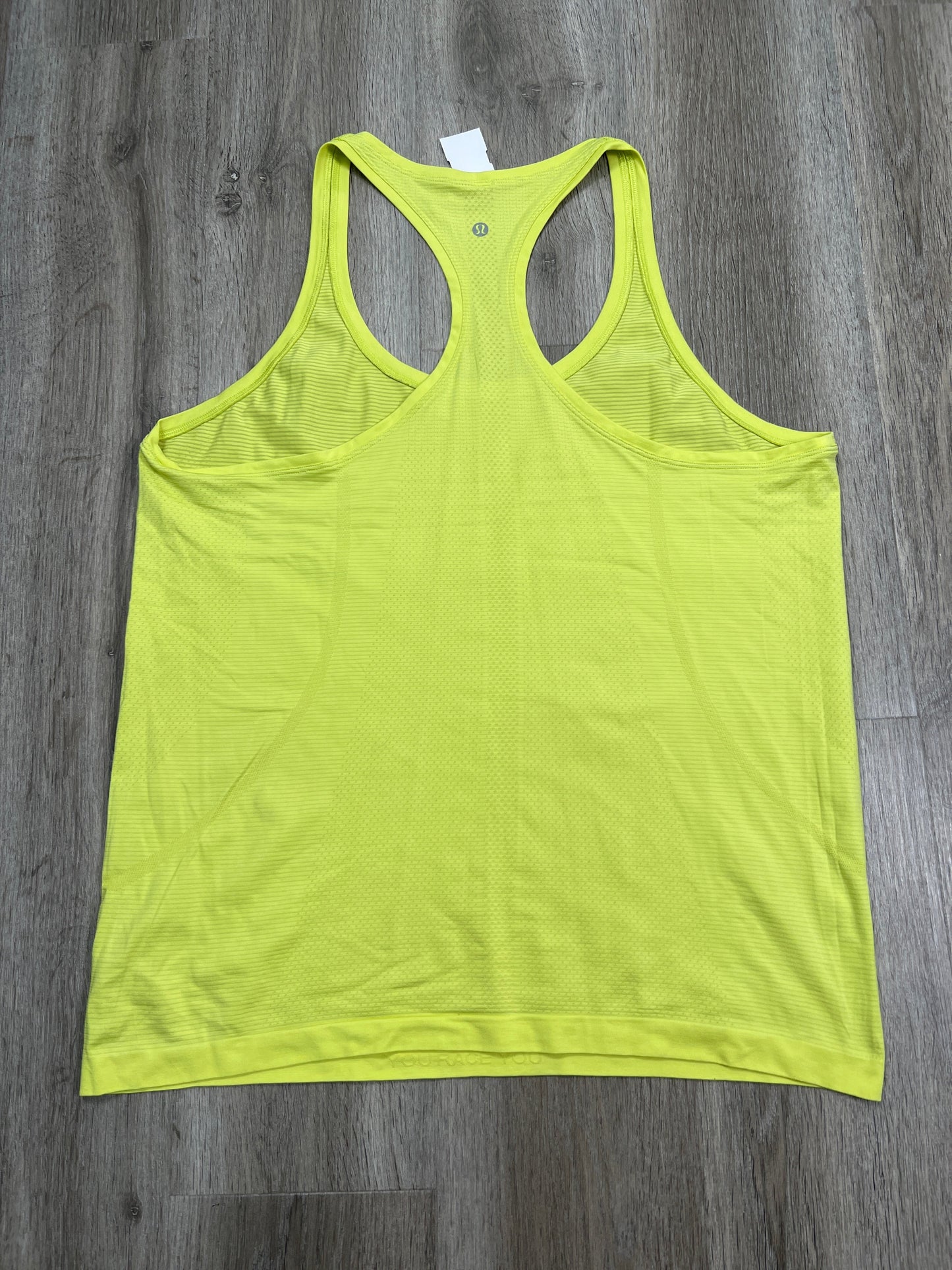 Athletic Tank Top By Lululemon In Green, Size: Xl