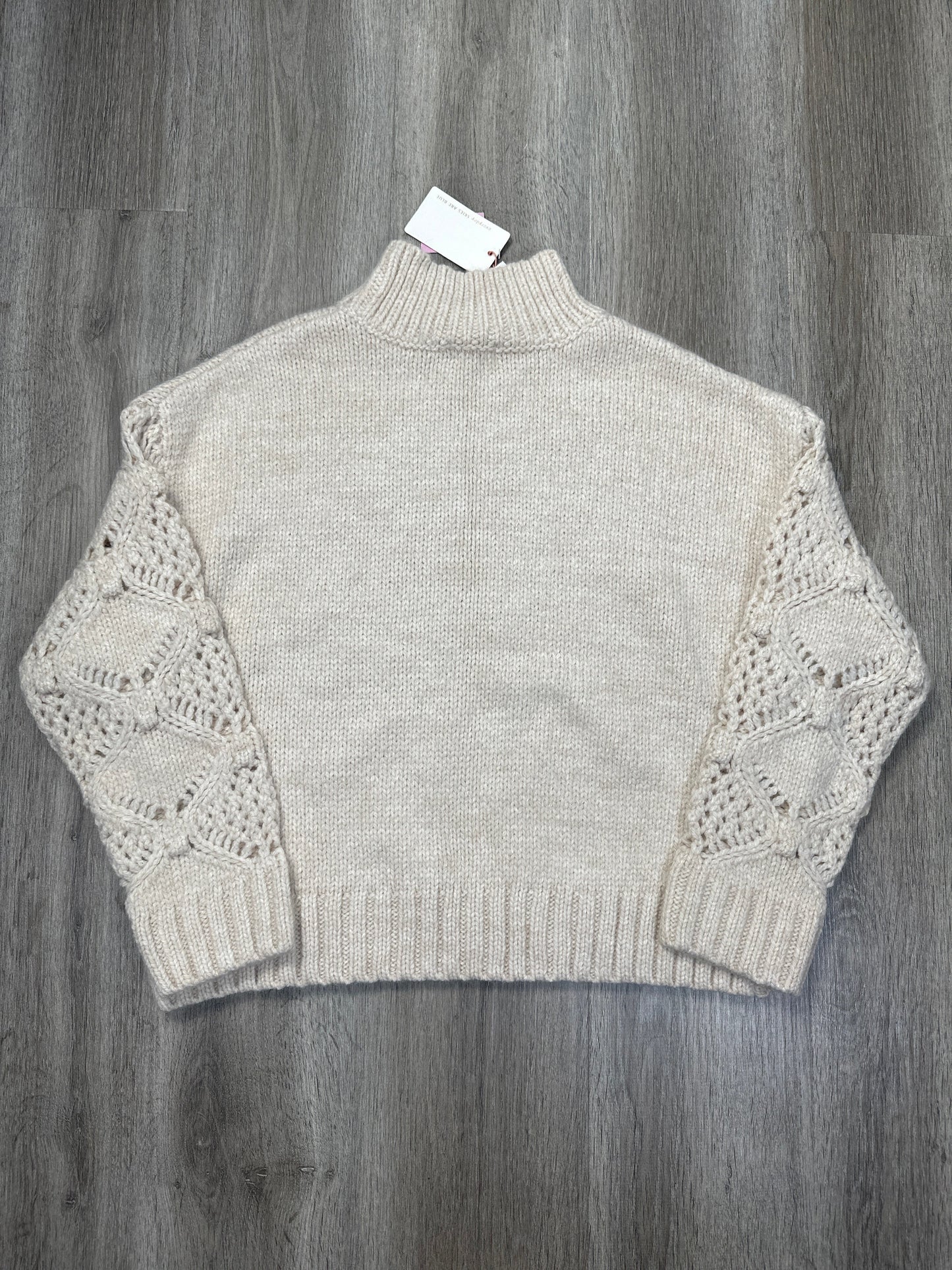 Sweater By Skies Are Blue In Cream, Size: M