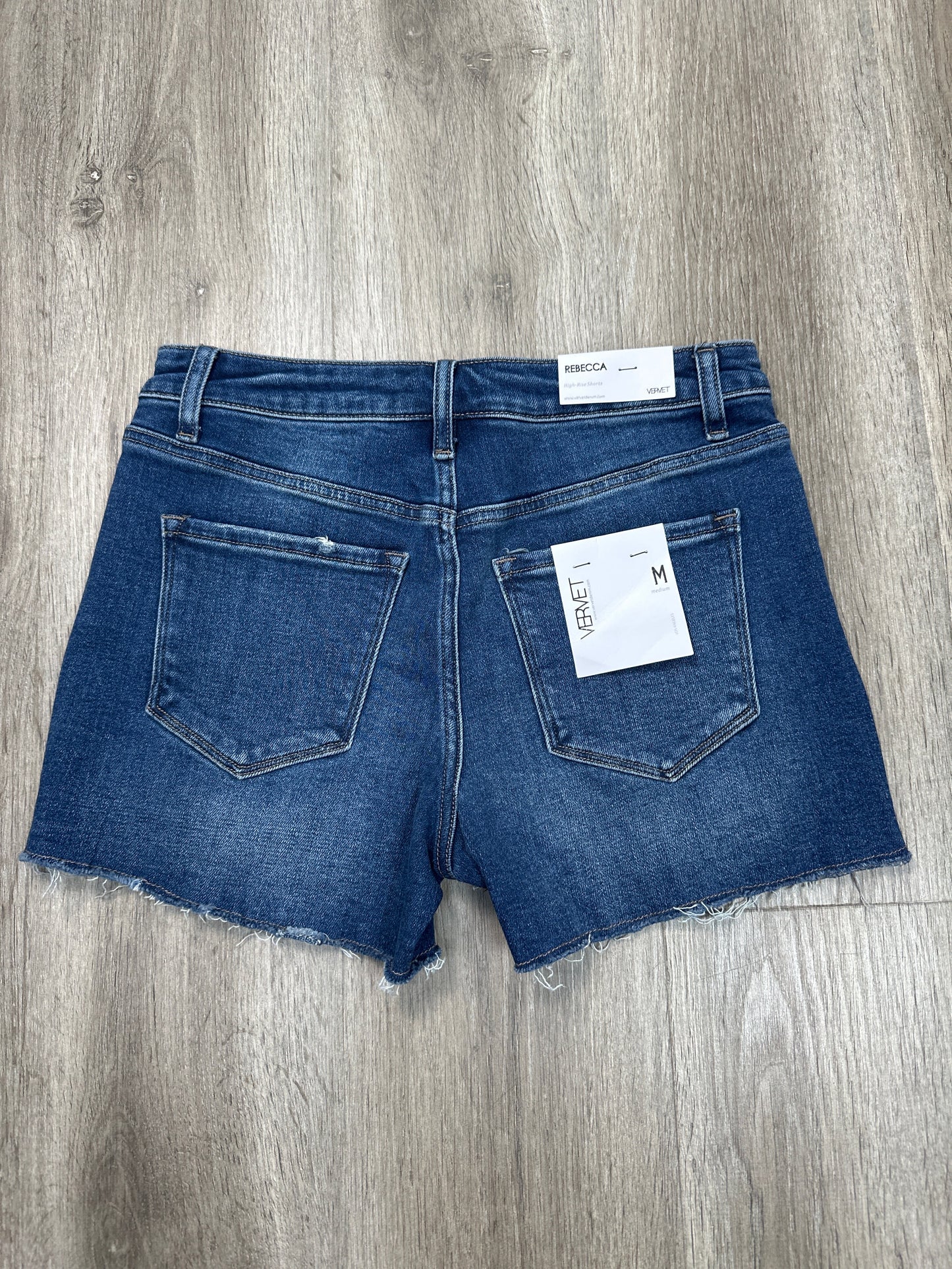 Shorts By Vervet In Blue Denim, Size: M