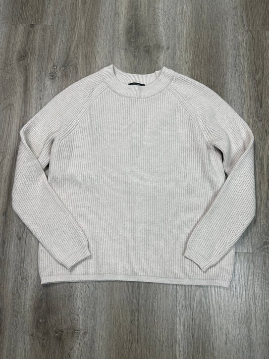 Sweater By Tahari By Arthur Levine In Cream, Size: M
