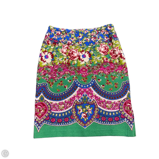 Skirt Mini & Short By Maeve In Floral Print, Size: S