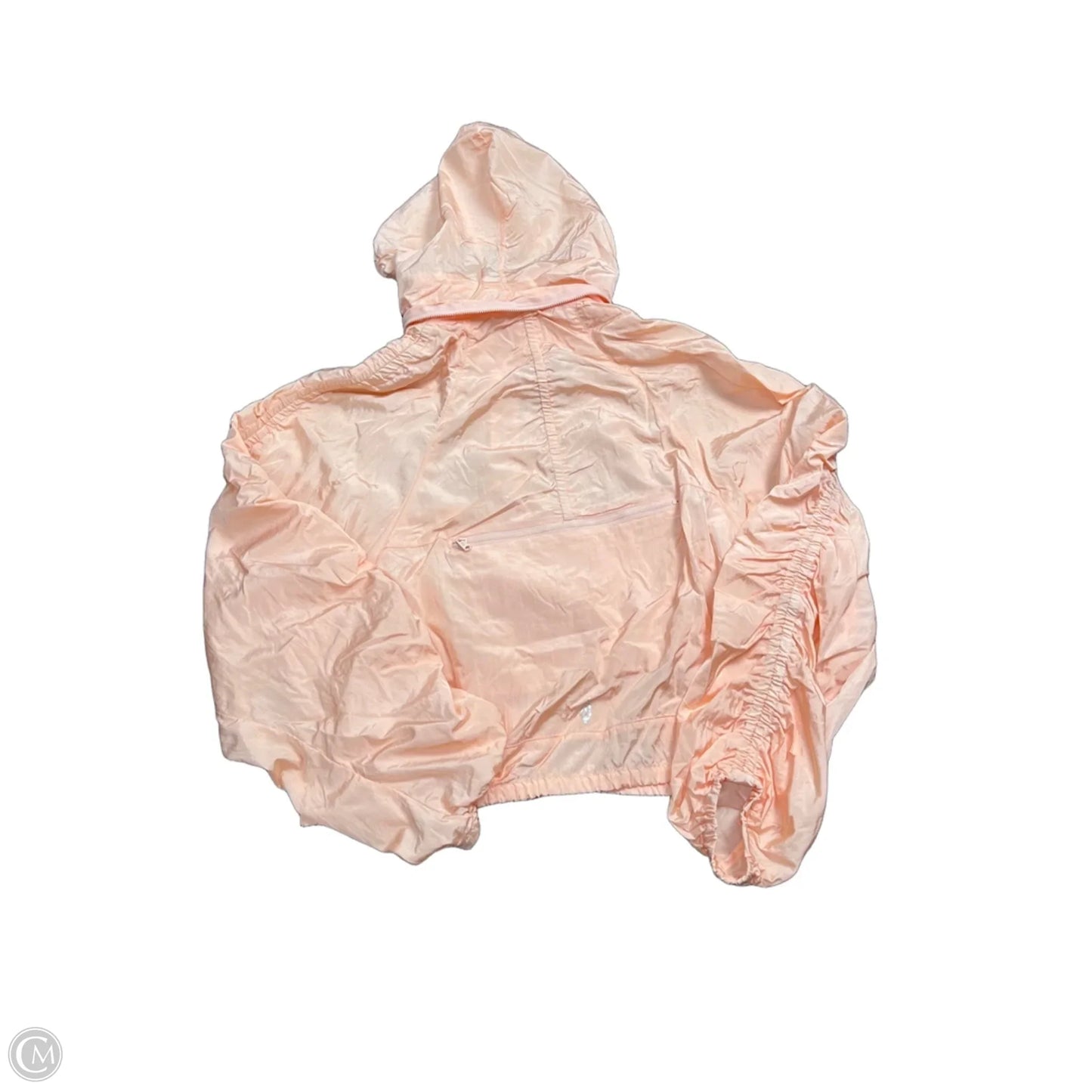 Jacket Windbreaker By Free People In Orange, Size: L