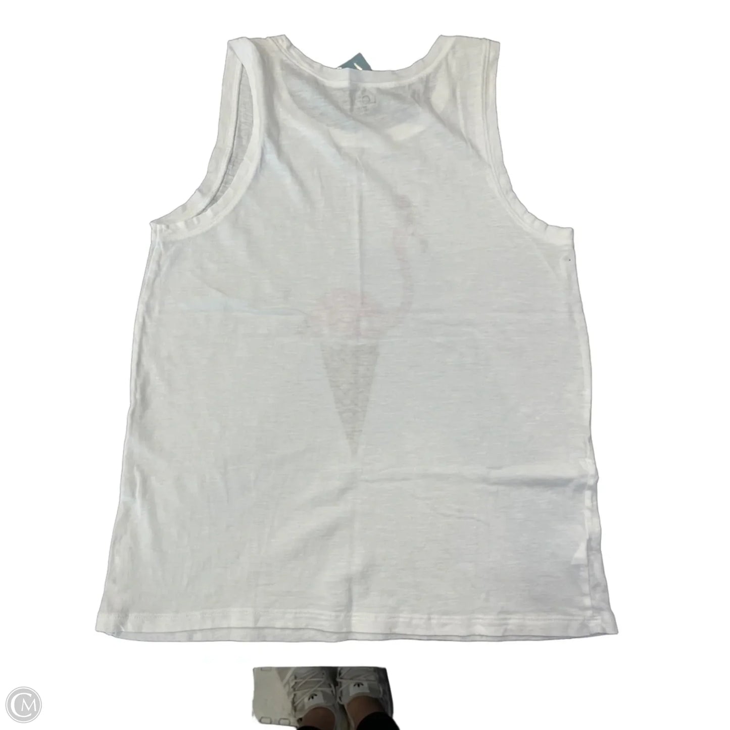 Top Sleeveless By Loft In White, Size: S