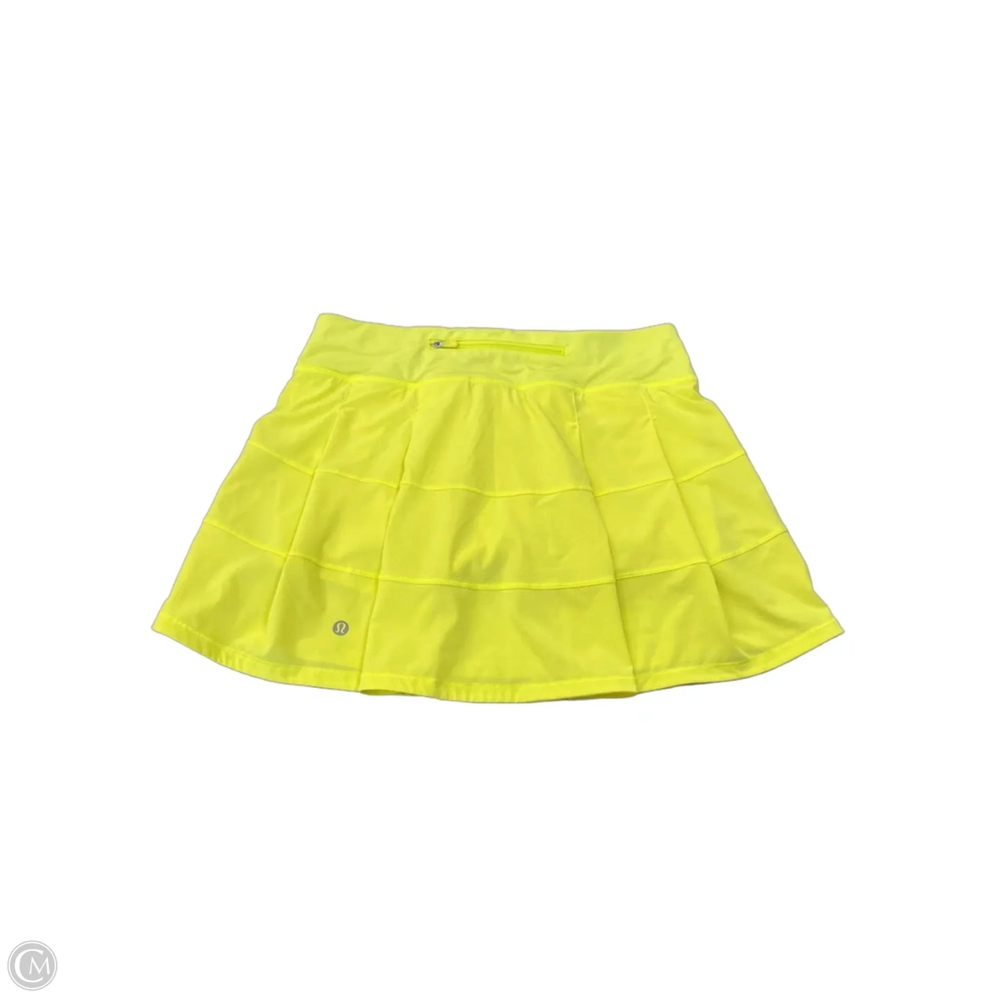 Athletic Skort By Lululemon In Yellow, Size: S