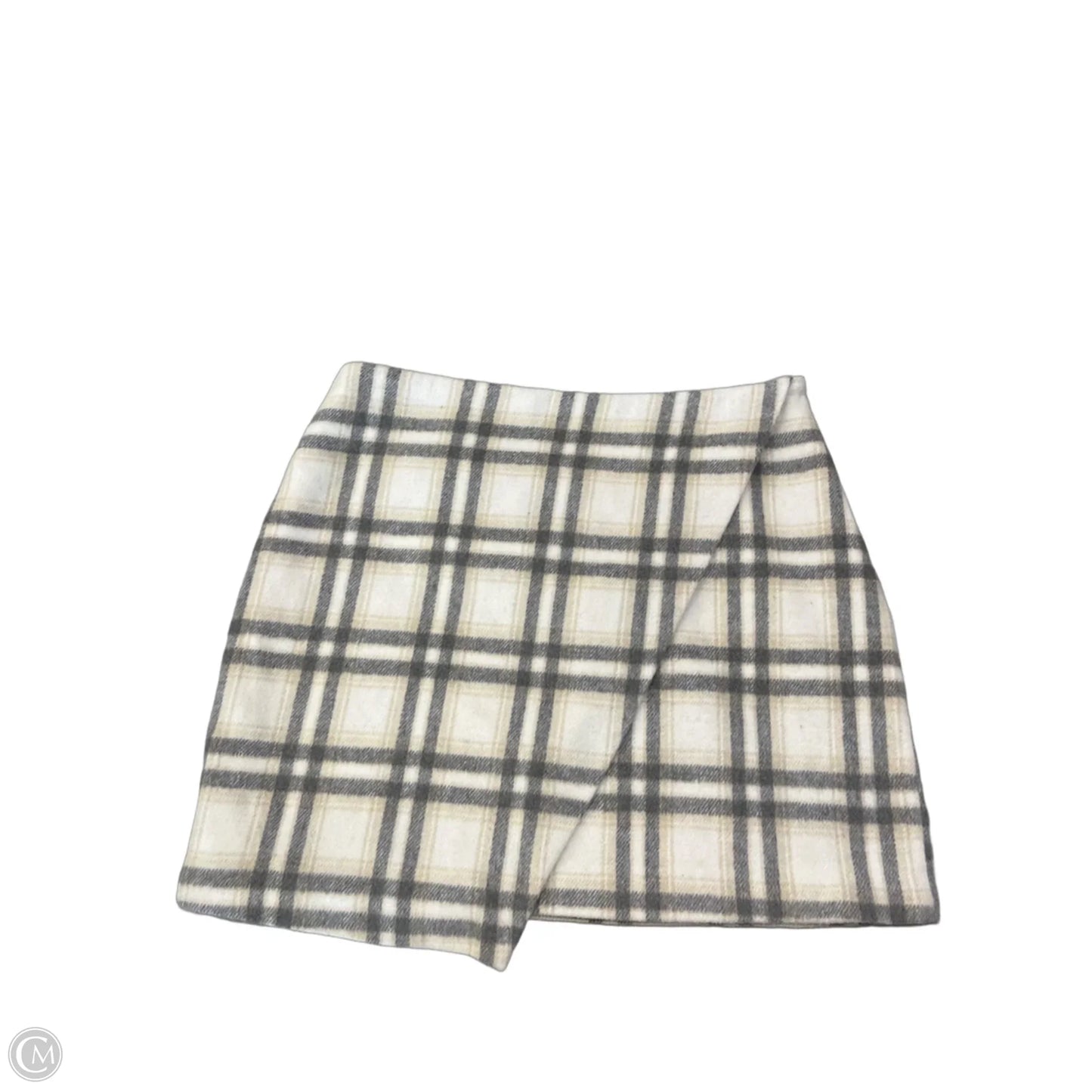 Skirt Mini & Short By Bagatelle In Checkered Pattern, Size: L