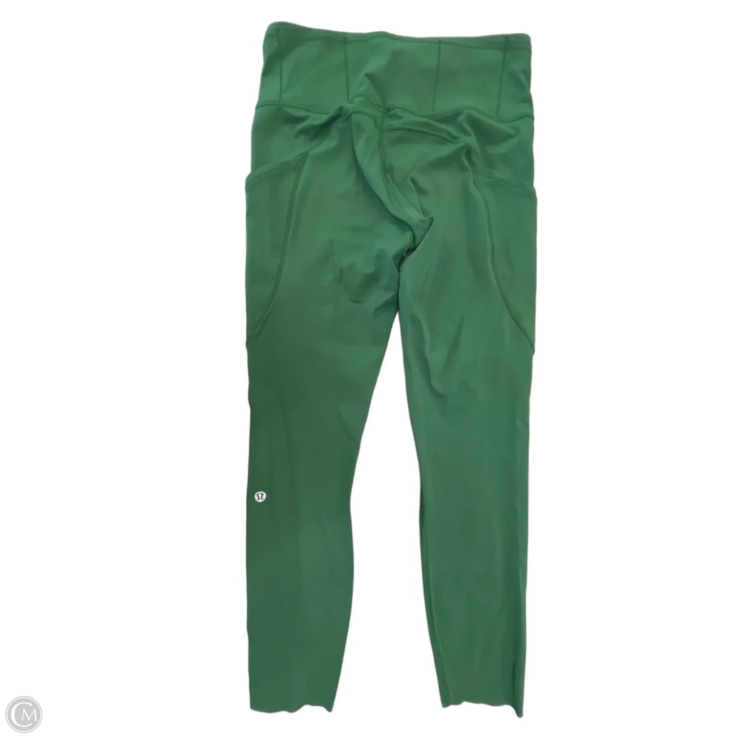 Athletic Leggings By Lululemon In Green, Size: M